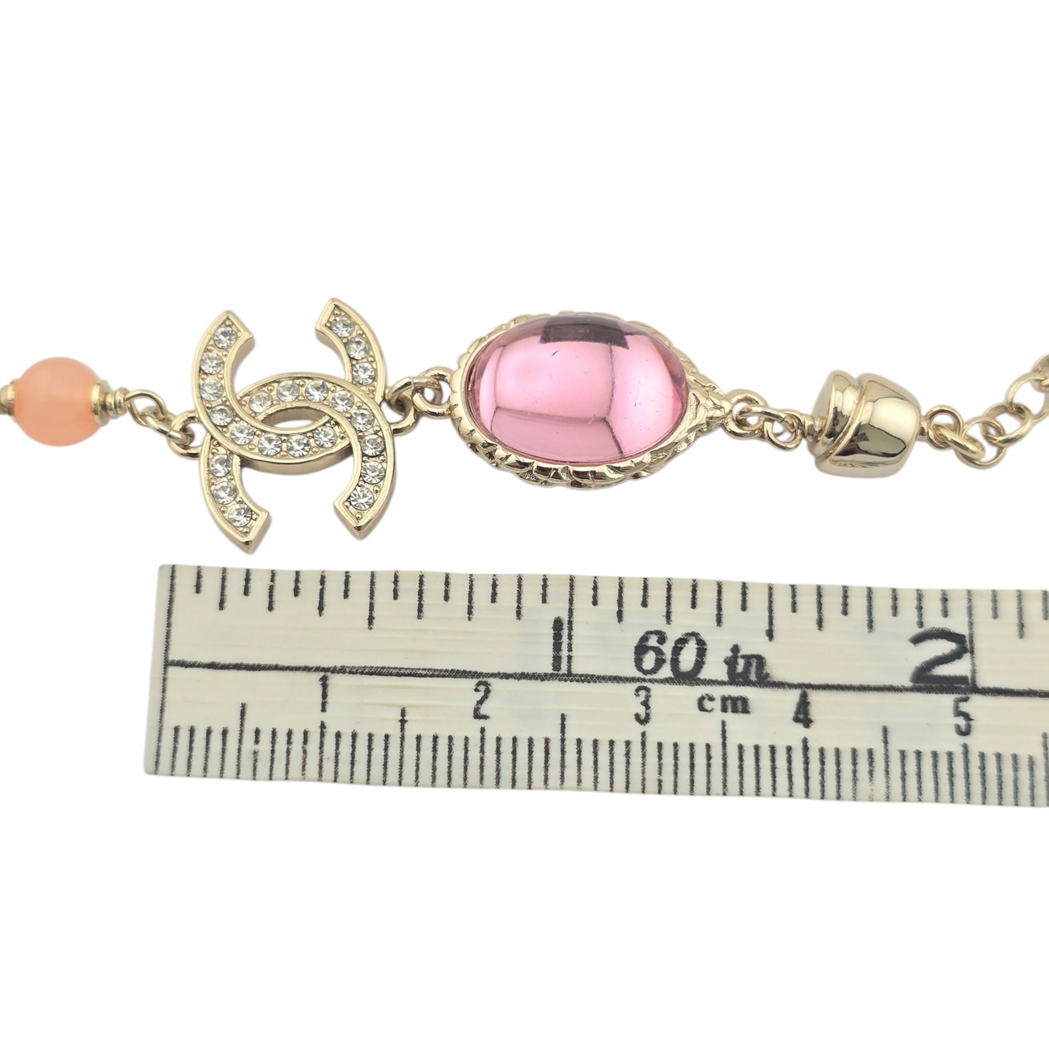 Chanel CC Flower Resin Faux Pearl Long Necklace 2026 CHANEL