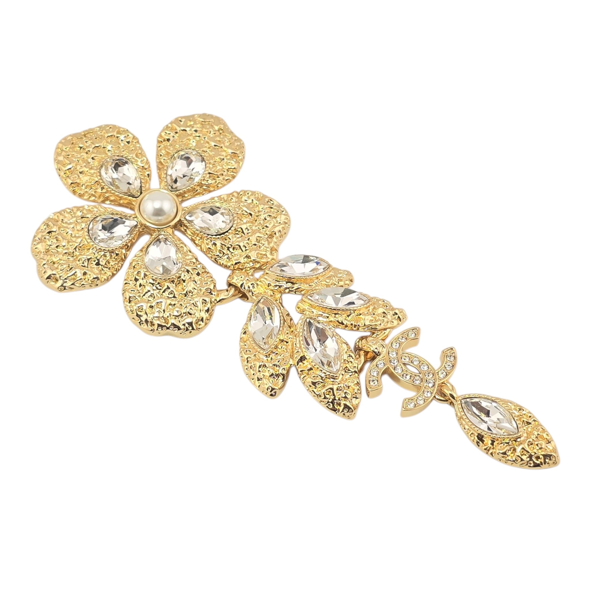 Chanel CC Gold Floral Brooch 26C 2026 CHANEL