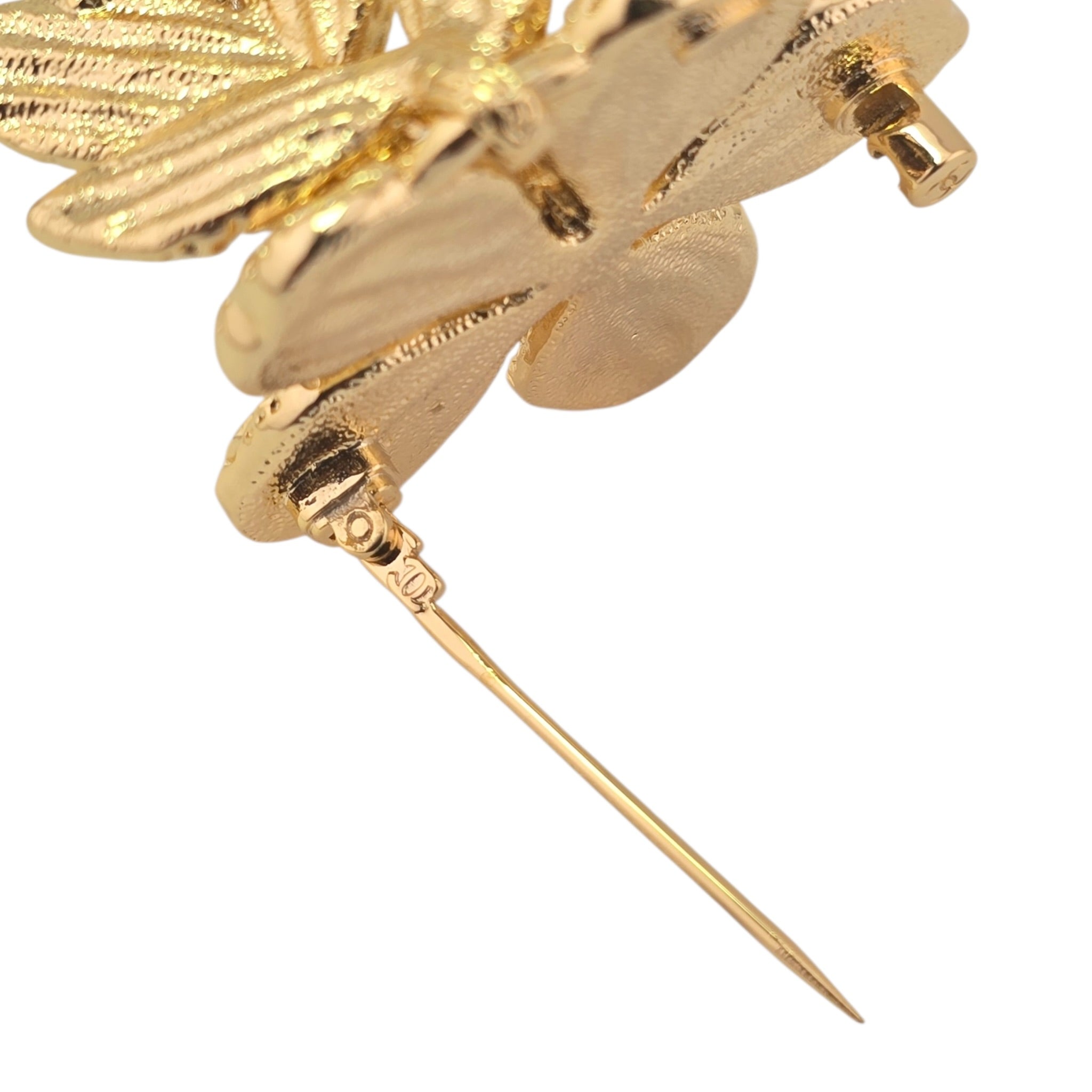 Chanel CC Gold Floral Brooch 26C 2026 CHANEL