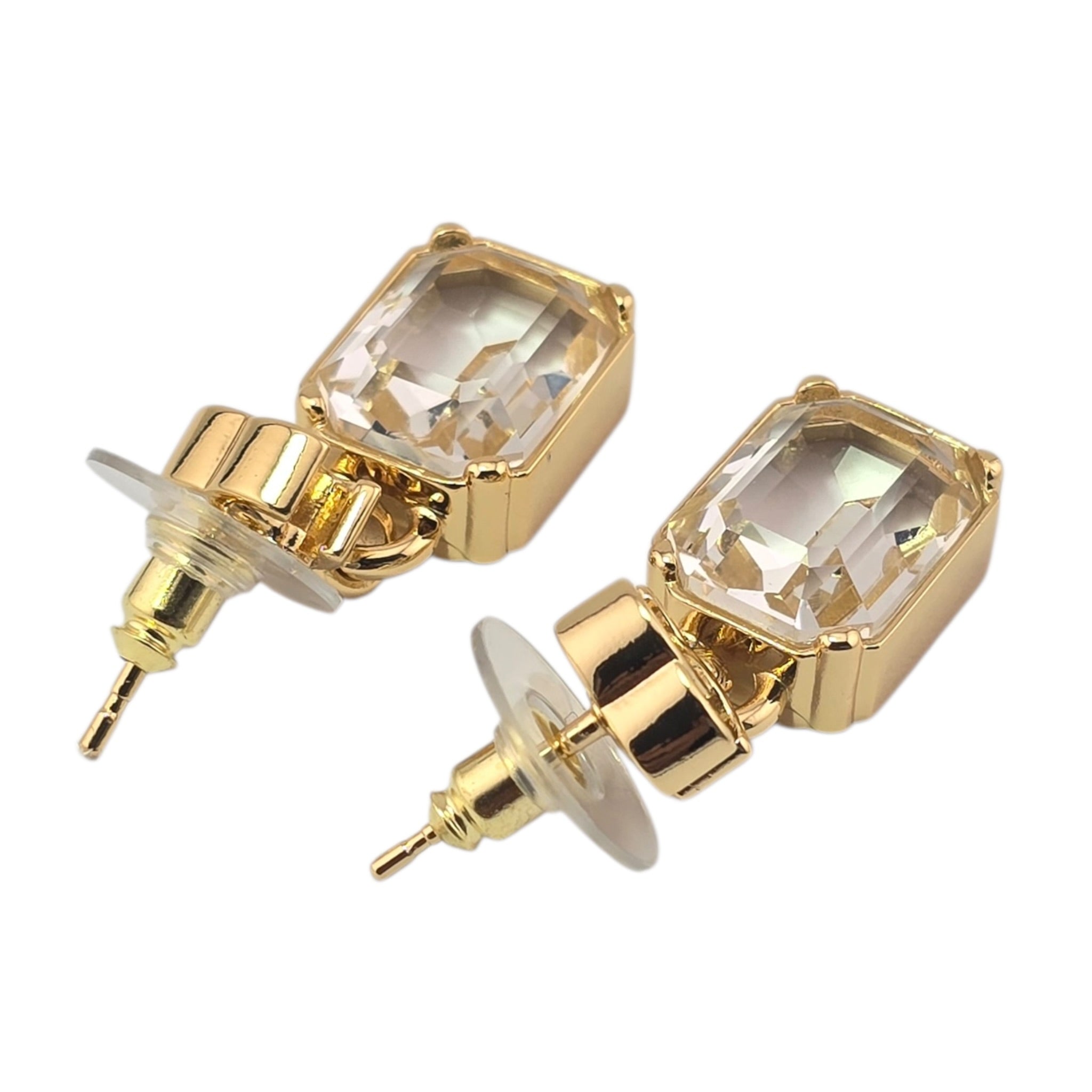 Chanel CC Crystal Drop Pendant Earrings 2026 CHANEL