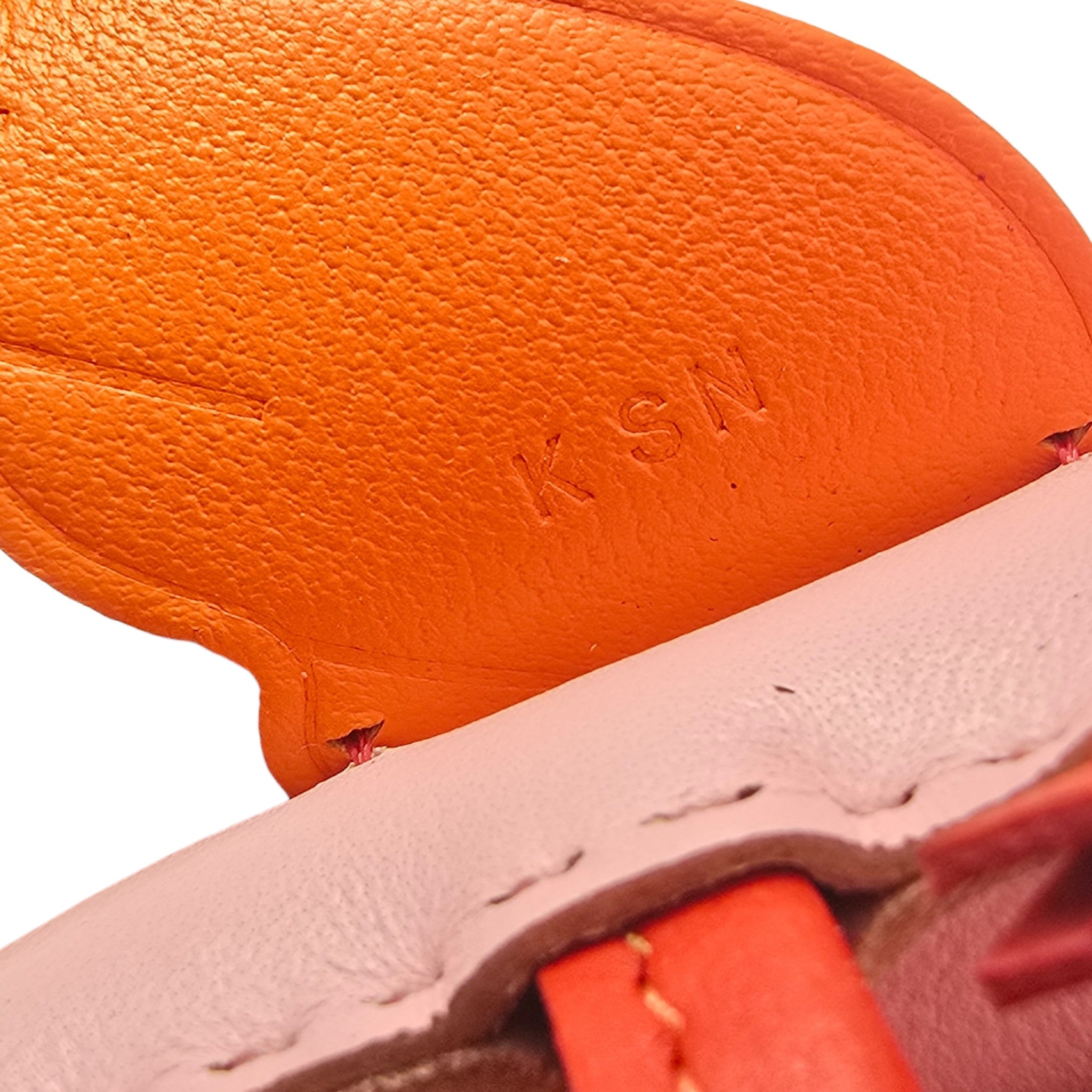 Hermès Rodeo Pegase PM Bag Charm Rose Sakura/Bougainvillea/ Orange HERMES