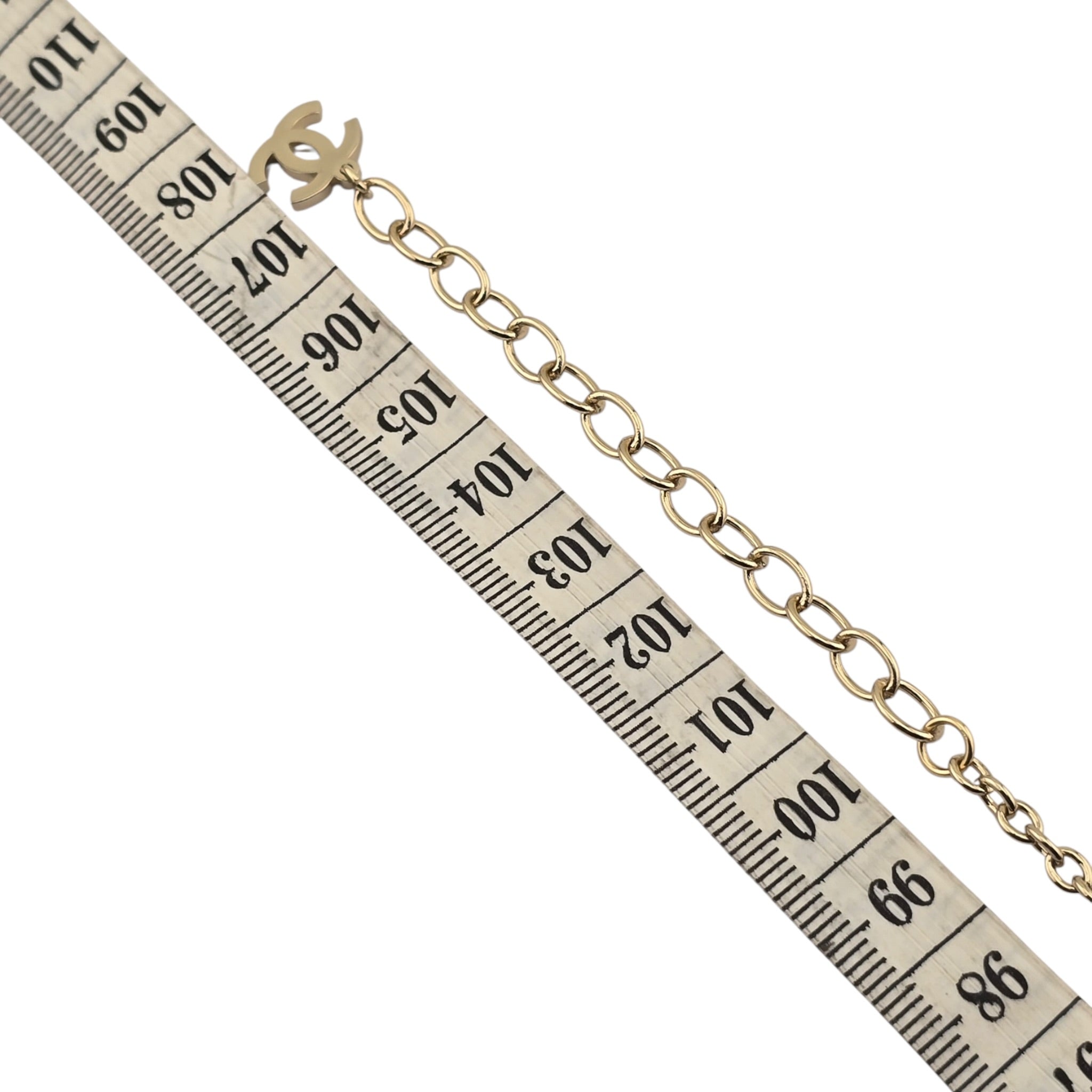 Chanel CC Faux Pearl Metal Long Necklace 2025 CHANEL