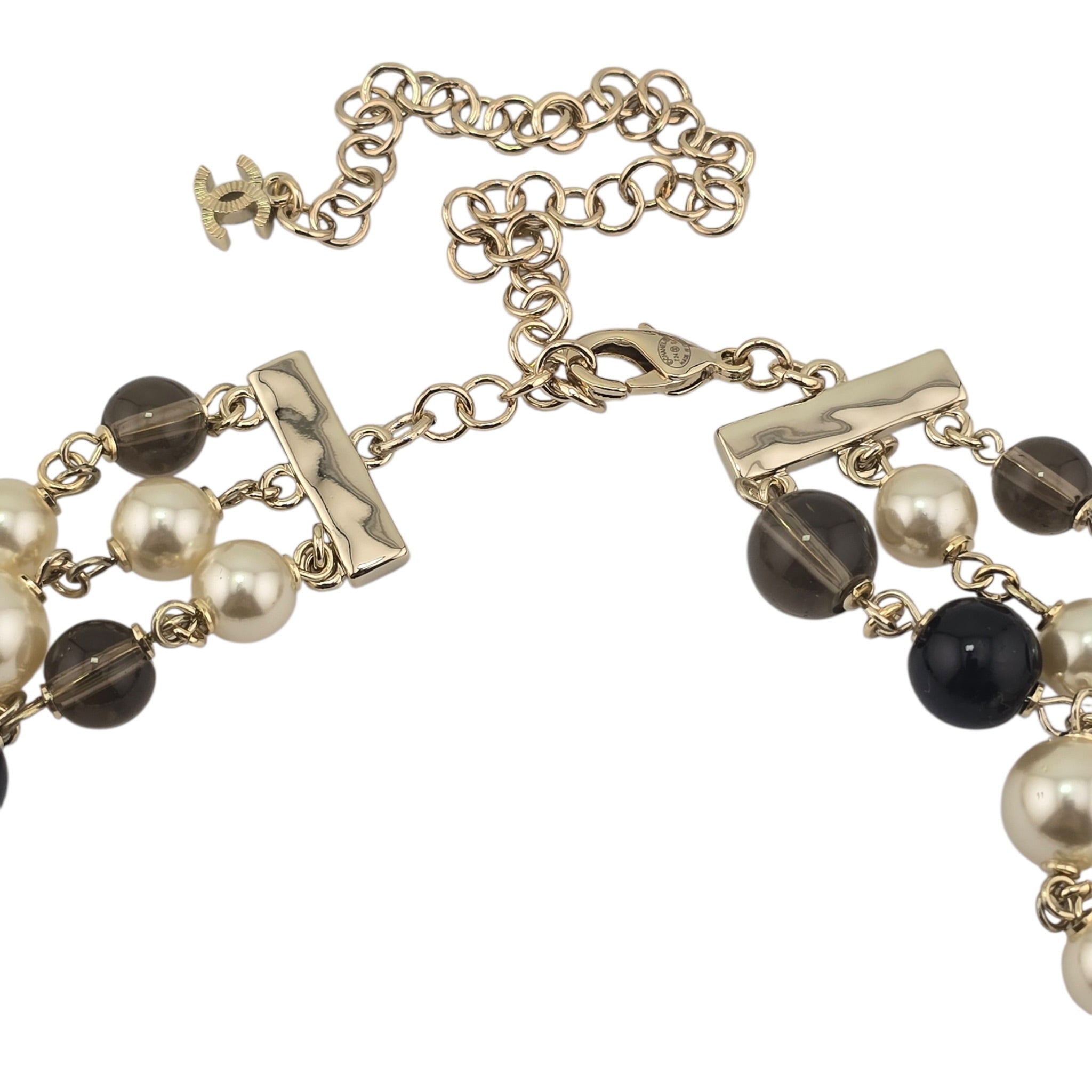 Chanel CC Sautoir Baroque Pearl Camellia Necklace 2024 CHANEL