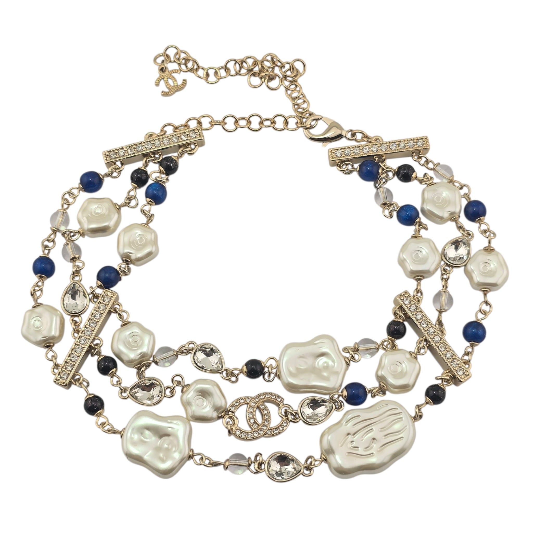Chanel CC Sautoir Baroque Pearl Camellia Necklace 2025 CHANEL
