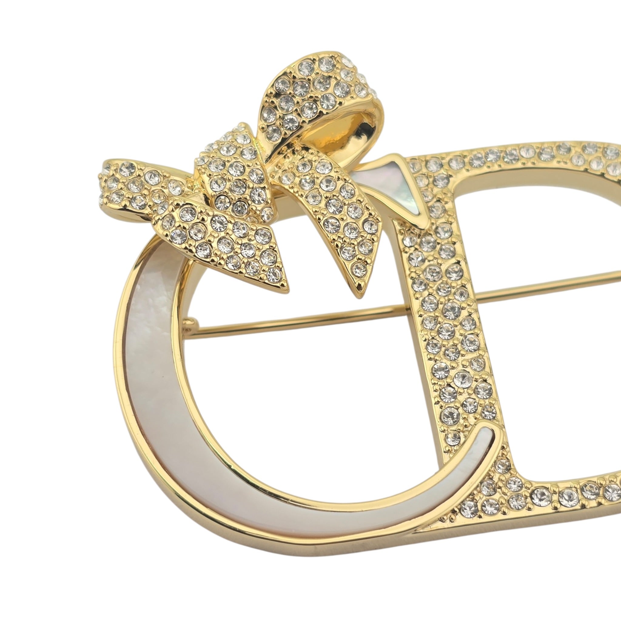Dior Or – Dior Shiny Bow Brooch DIOR