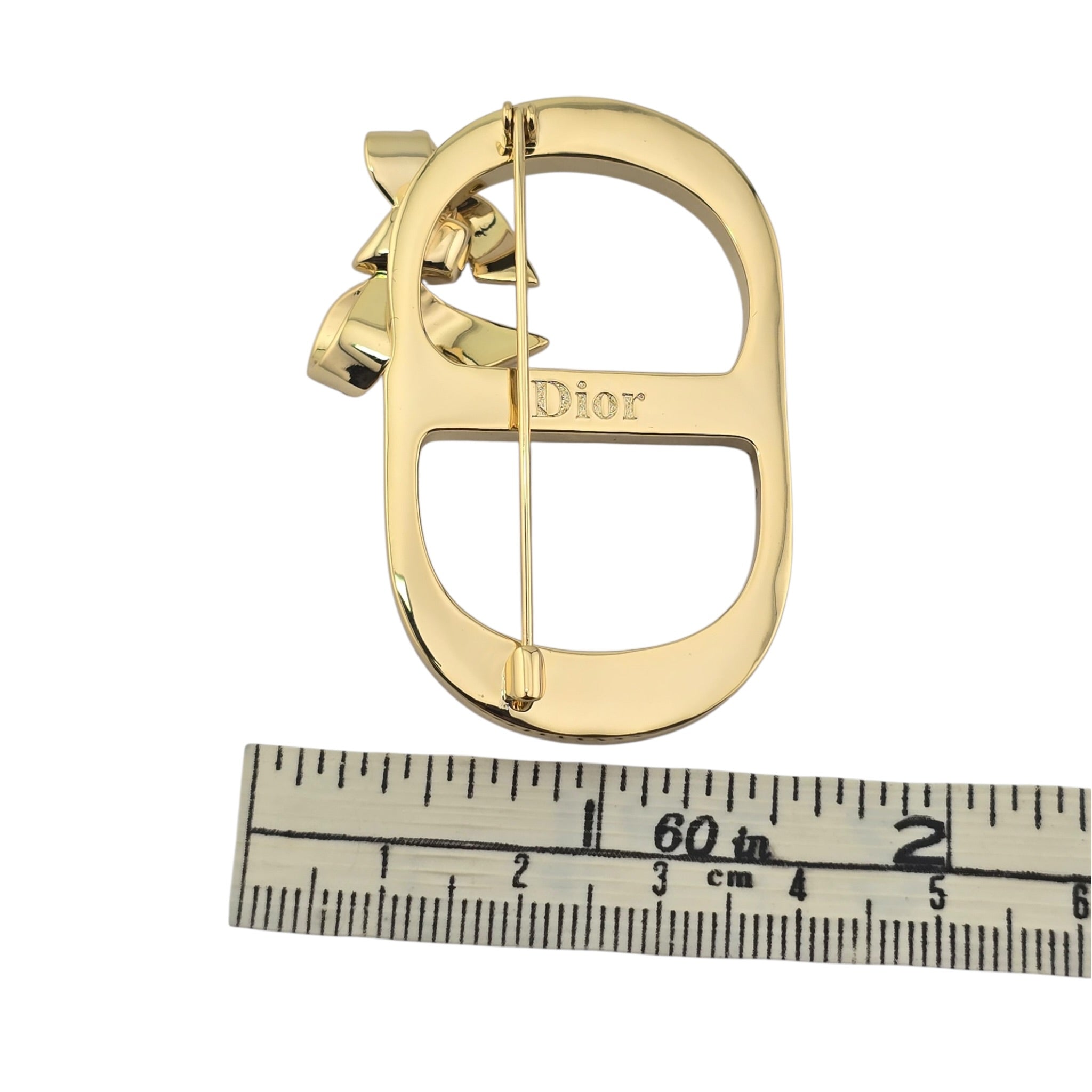 Dior Or – Dior Shiny Bow Brooch DIOR