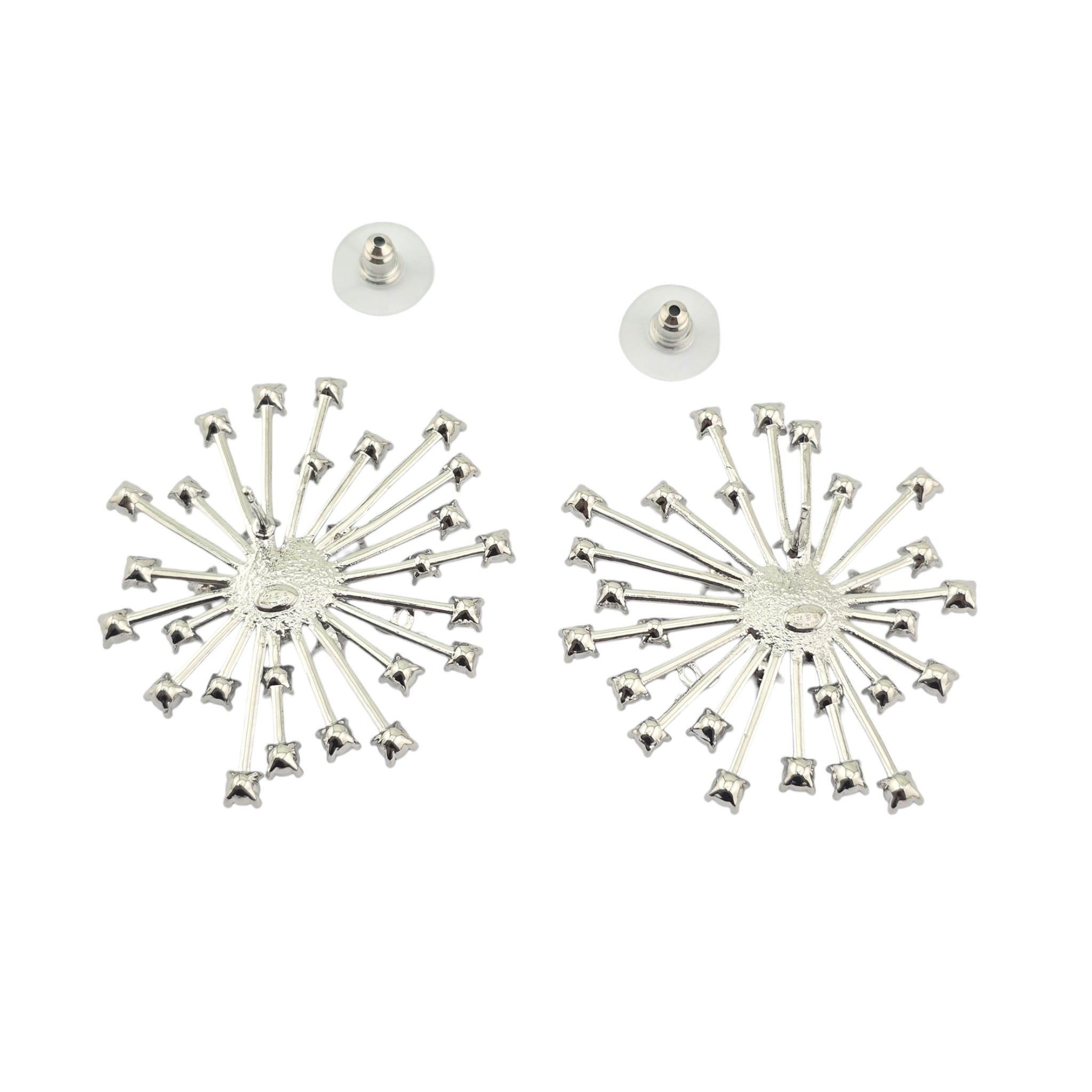 Chanel CC Stud Silver Earrings 2026 SS26 CHANEL