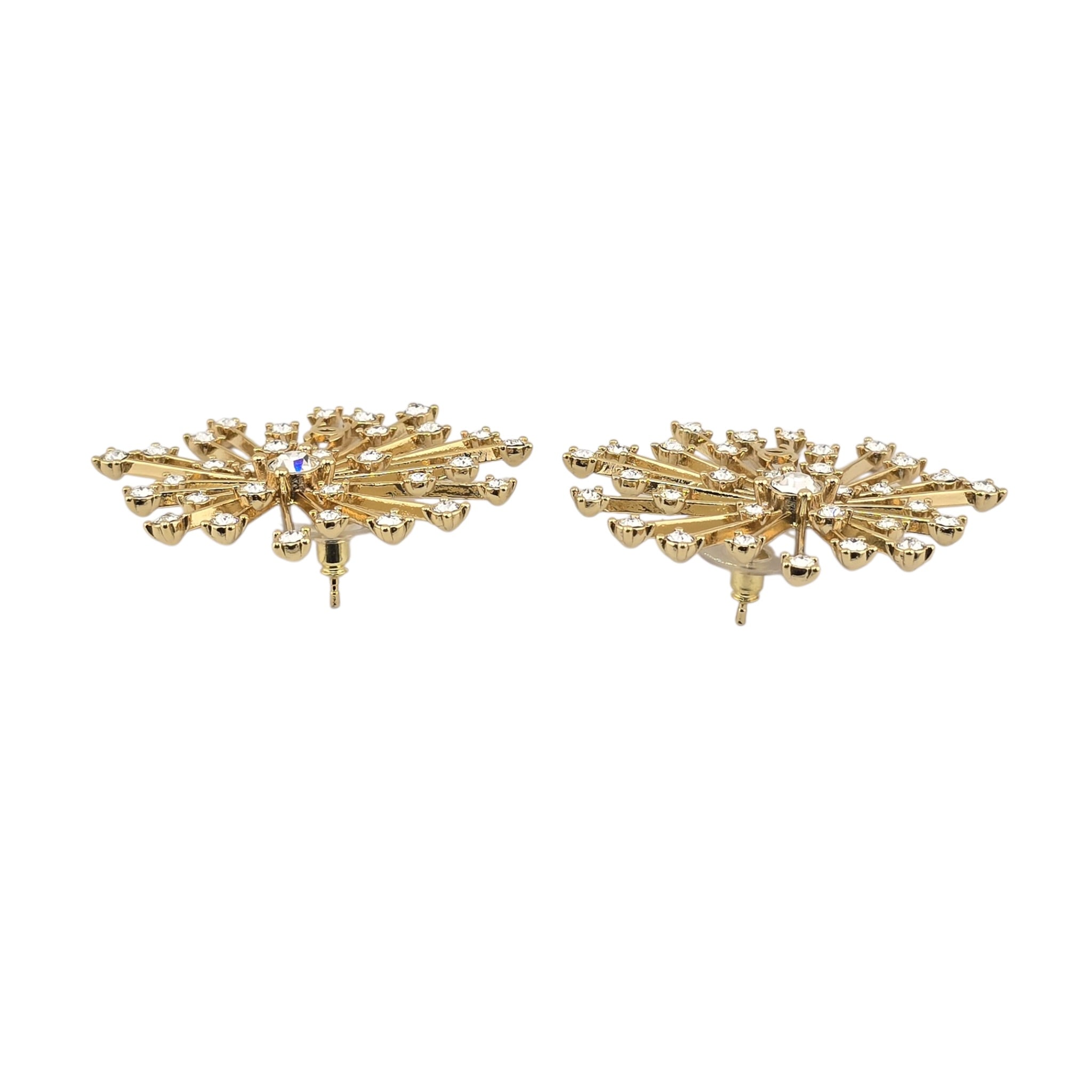 Chanel CC Stud Gold Earrings 2026 SS26 CHANEL