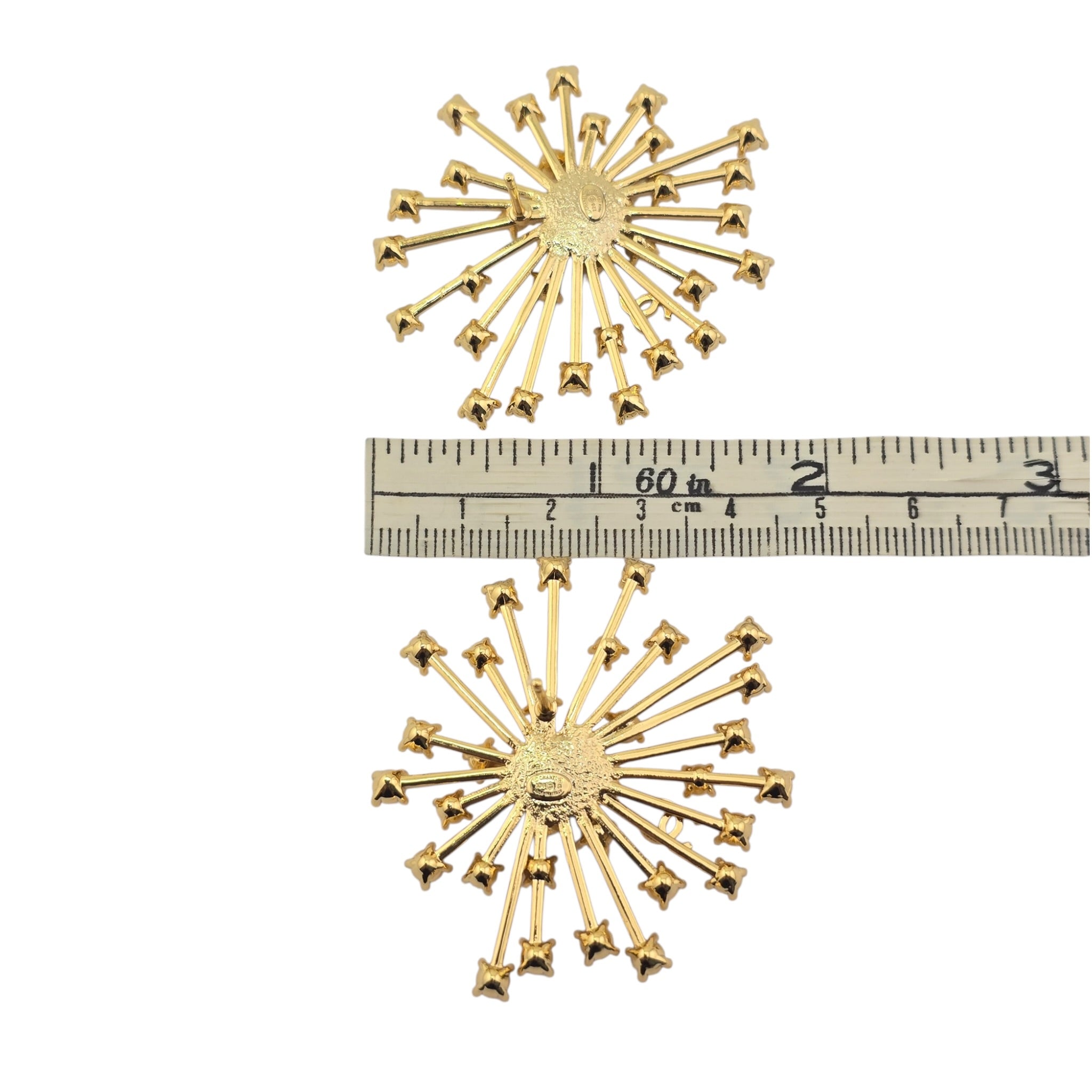 Chanel CC Stud Gold Earrings 2026 SS26 CHANEL