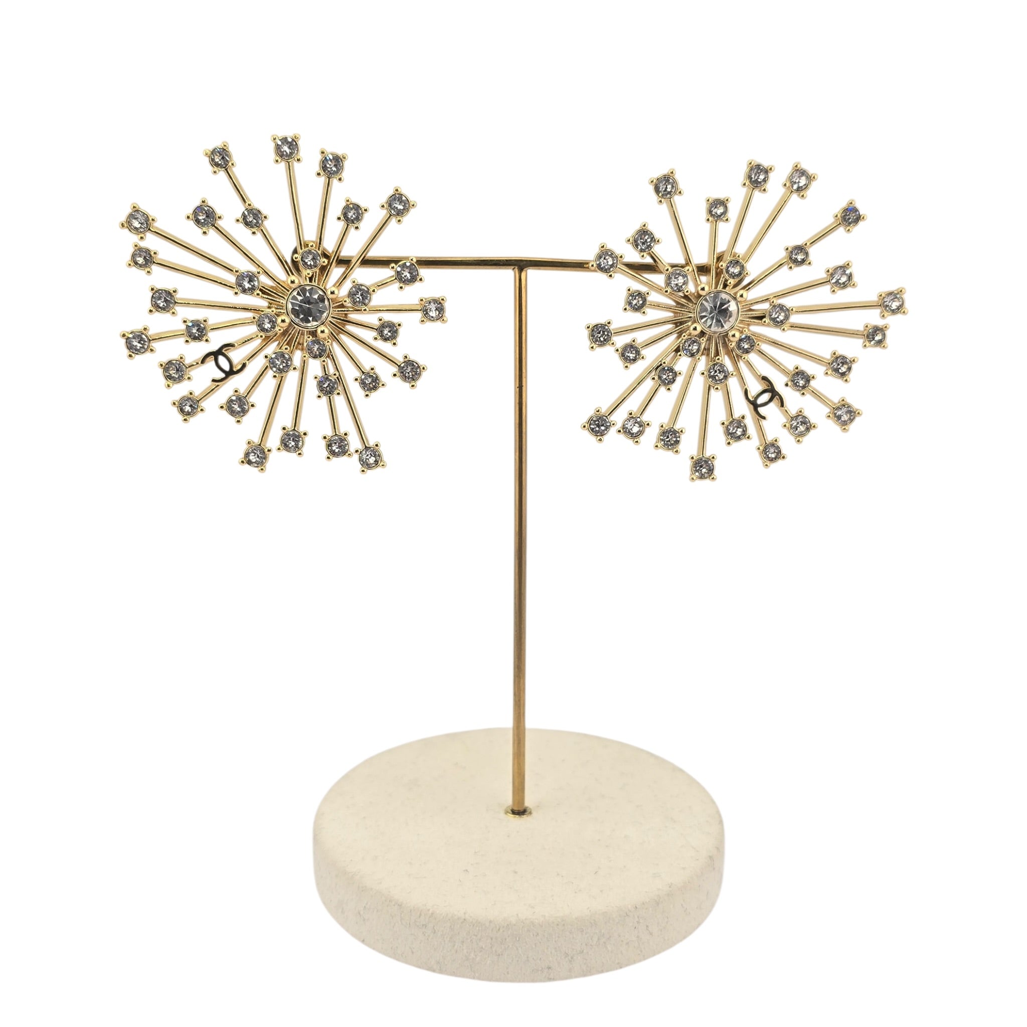 Chanel CC Stud Gold Earrings 2026 SS26 CHANEL
