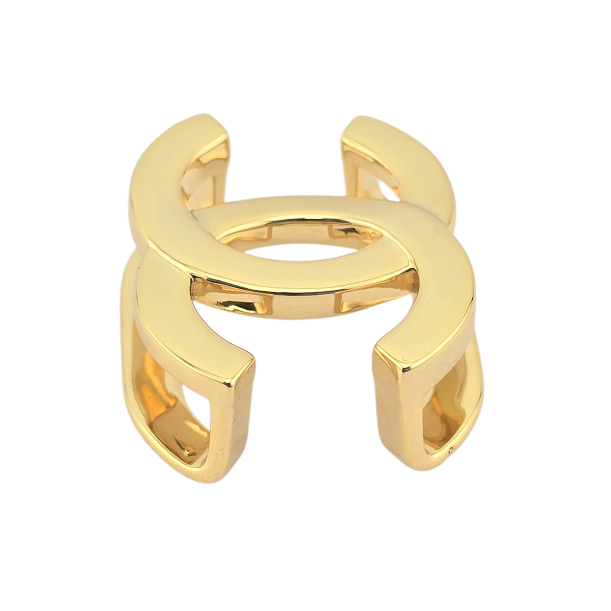 Chanel CC Gold Scarf Ring 2026 CHANEL