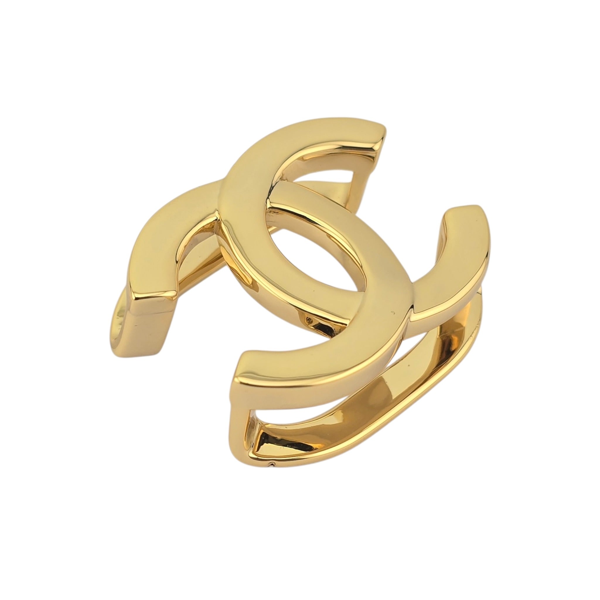 Chanel CC Gold Scarf Ring 2026 CHANEL