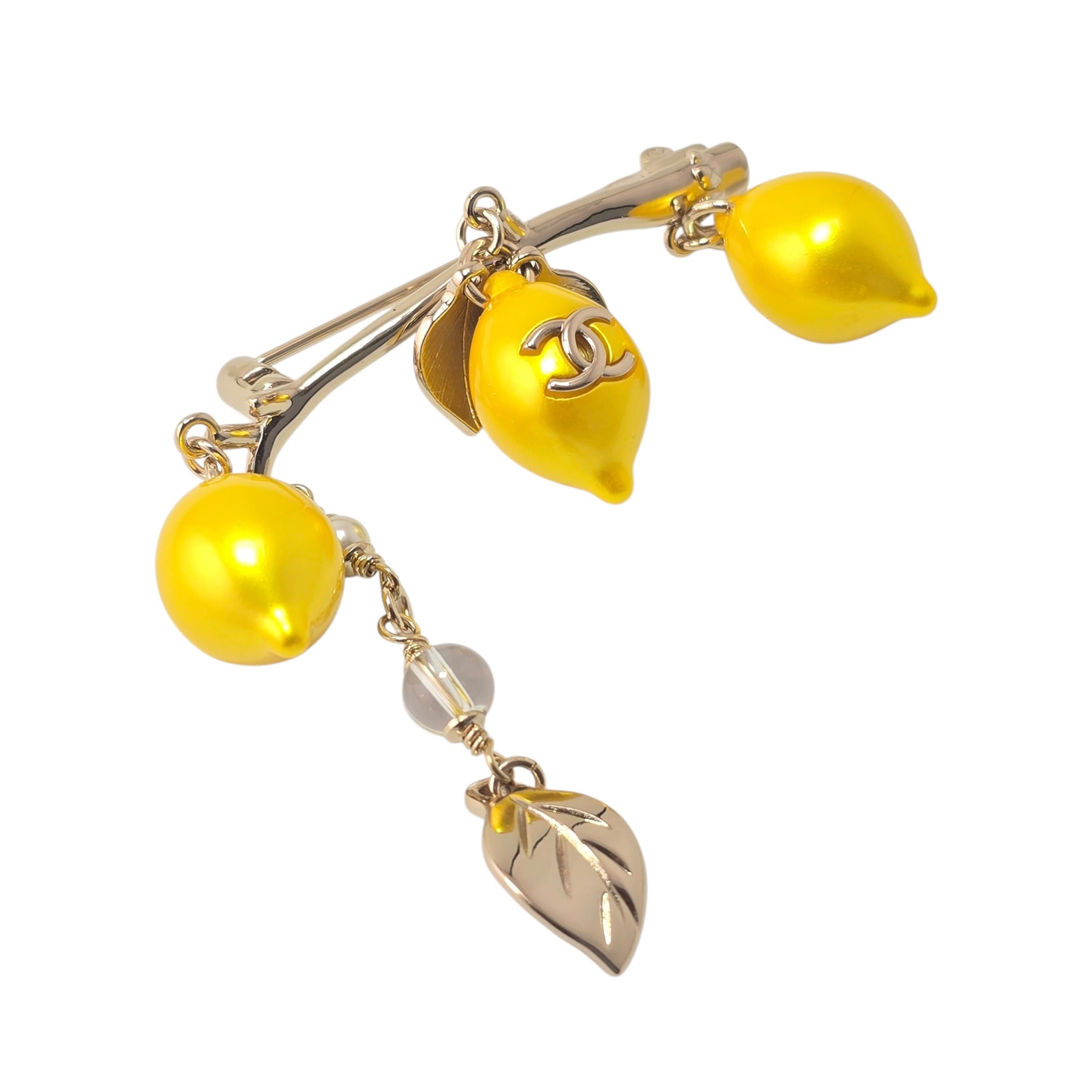 Chanel CC Lemons Brooch 2026 CHANEL