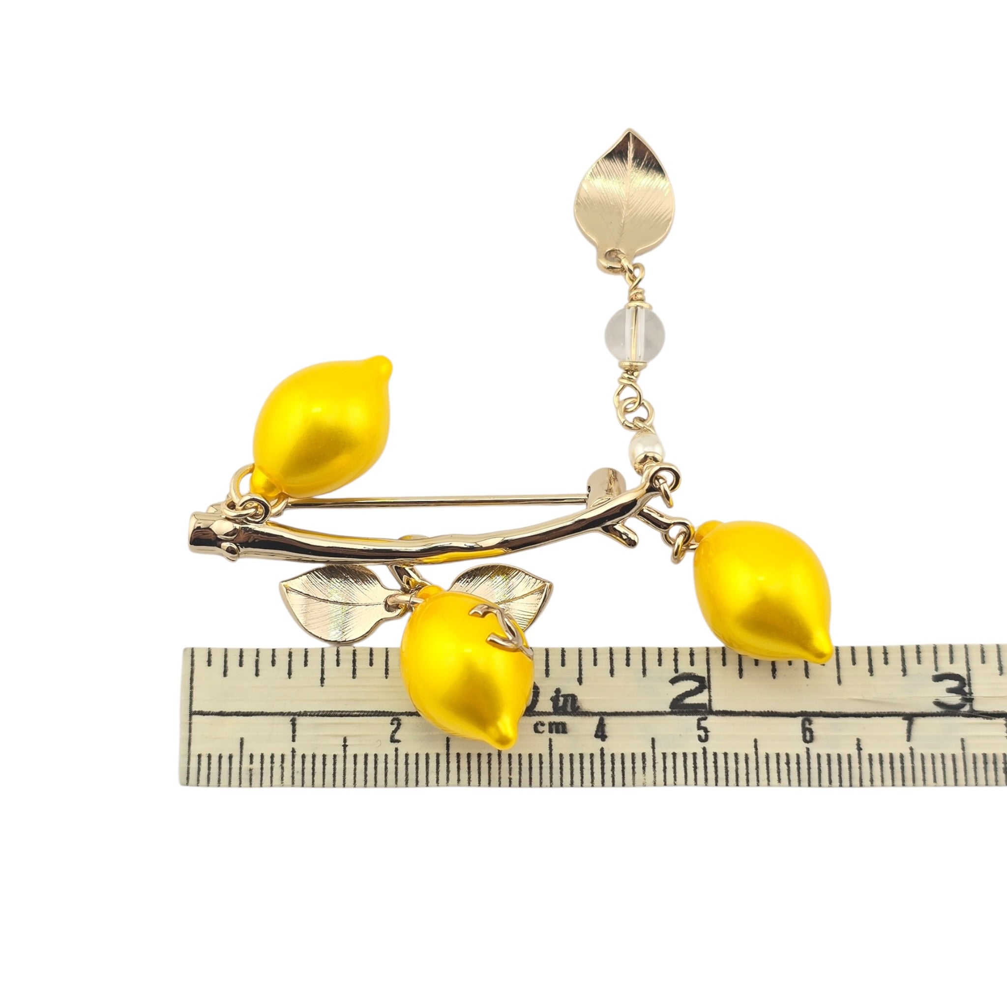 Chanel CC Lemons Brooch 2026 CHANEL