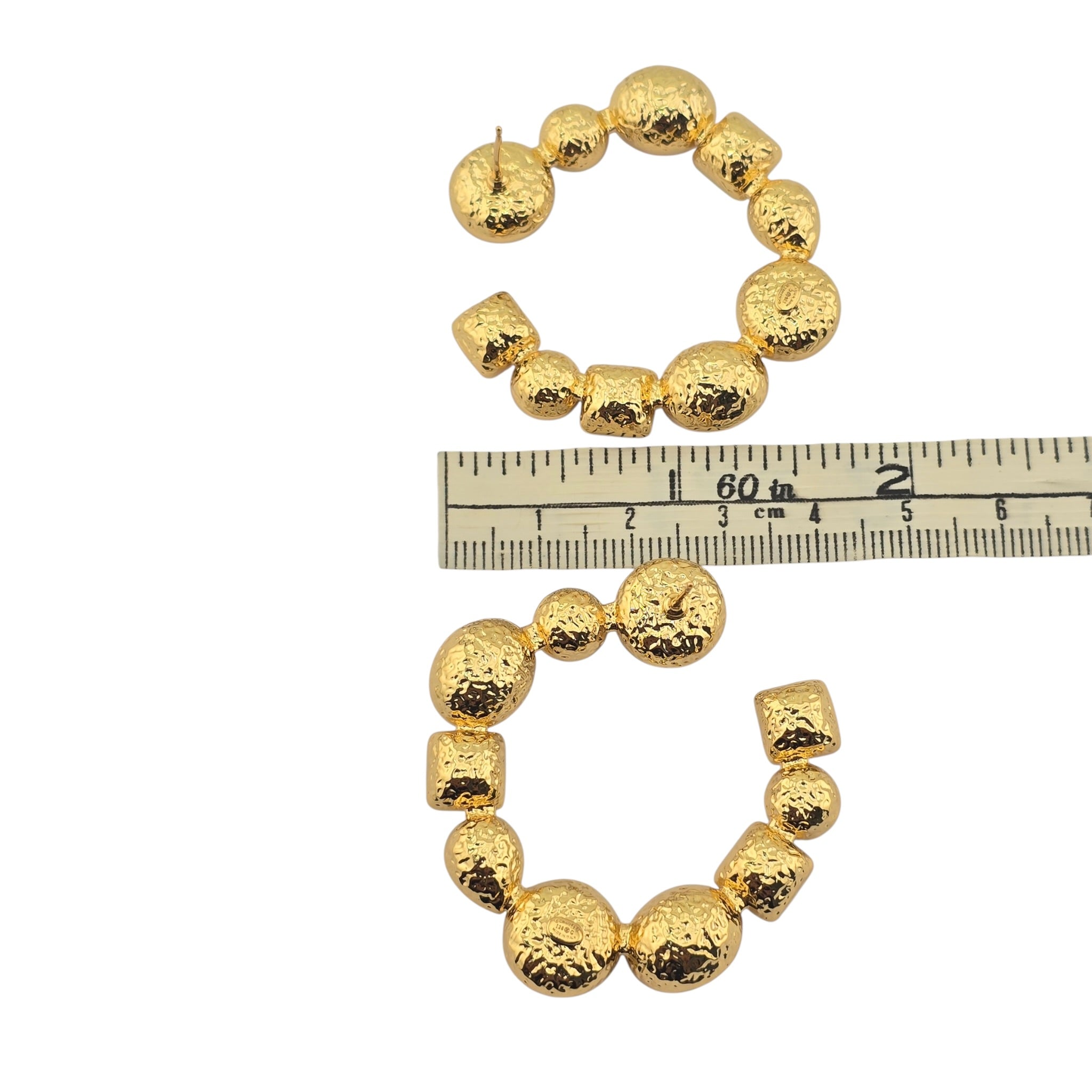Chanel CC Gold Hoop Multicoloured Earrings 2026 CHANEL