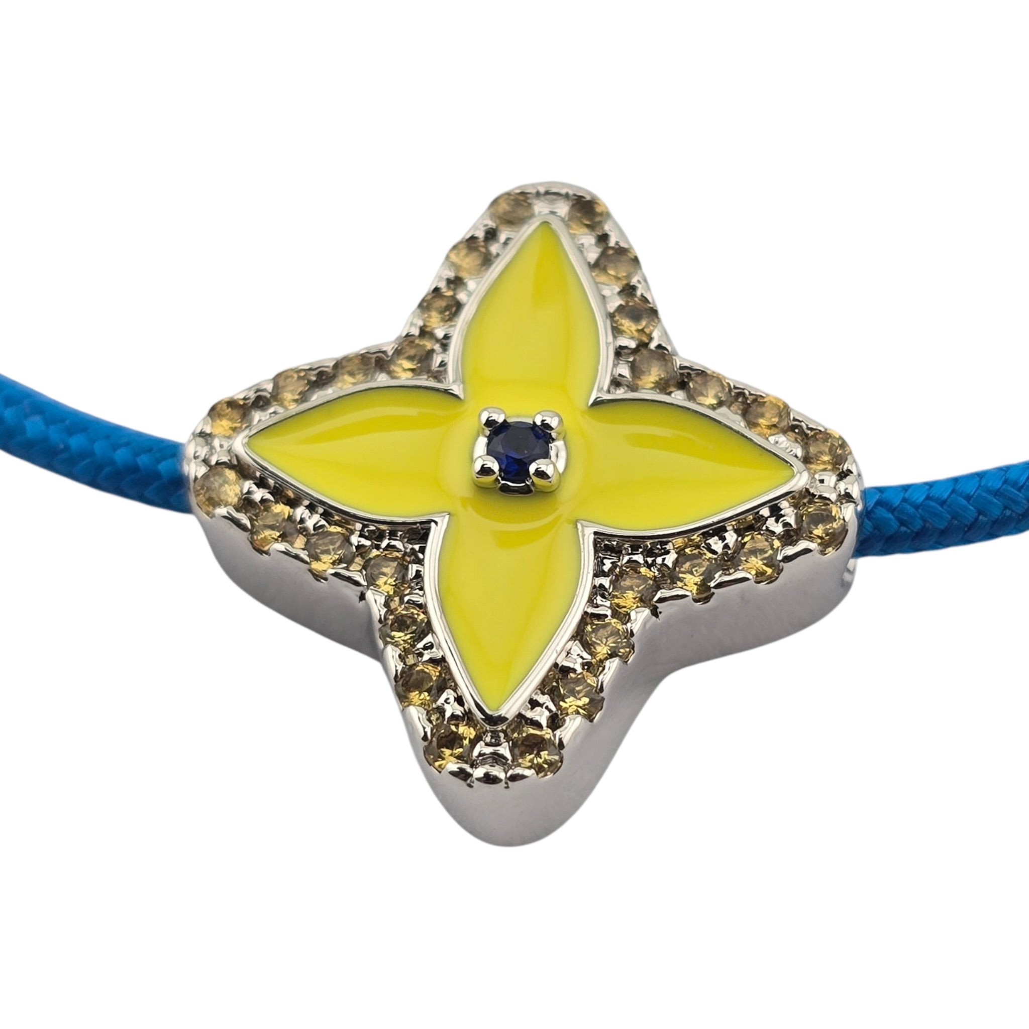 Louis Vuitton LV Monogram Stesia Cordon Bracelet - Blue LOUIS VUITTON