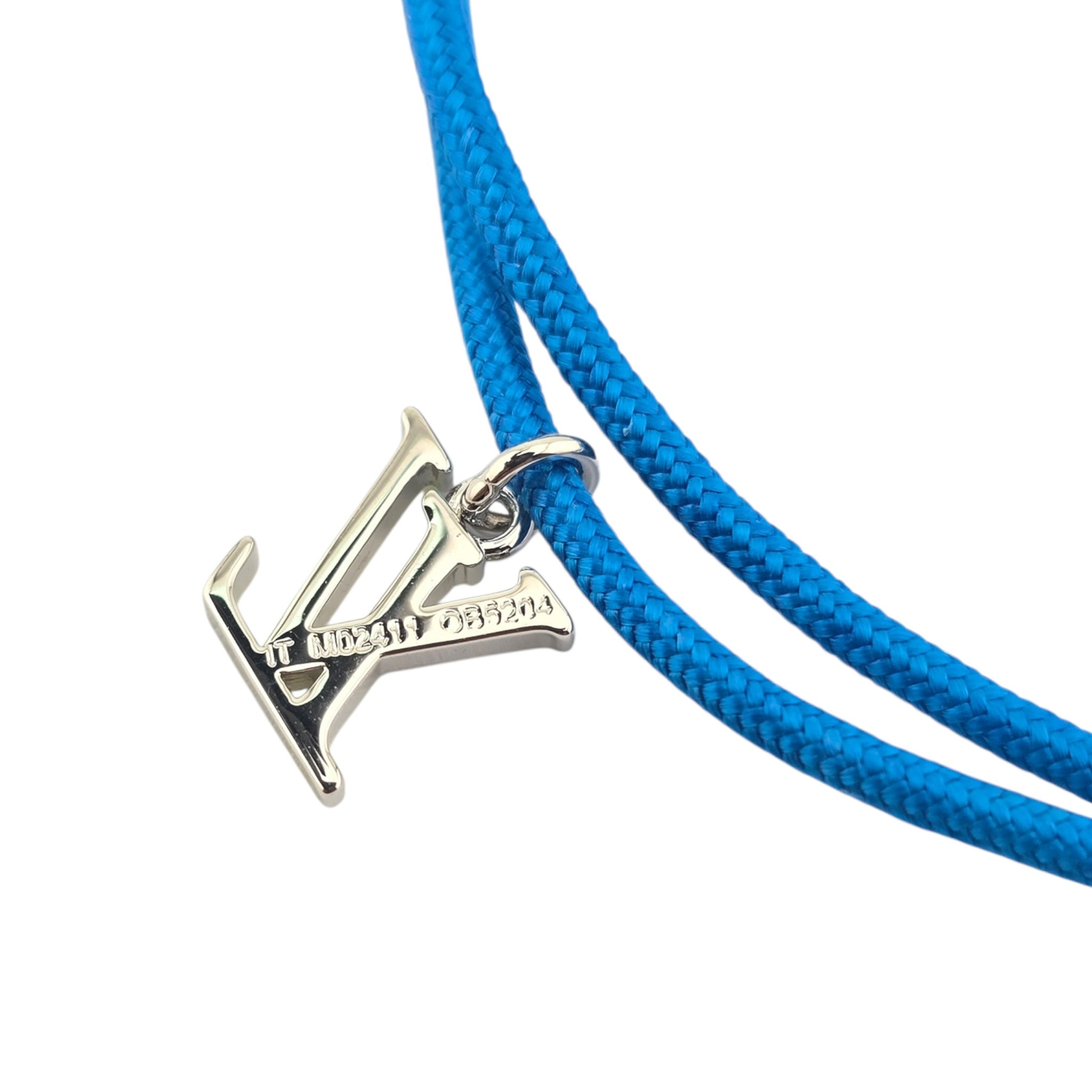 Louis Vuitton LV Monogram Stesia Cordon Bracelet - Blue LOUIS VUITTON