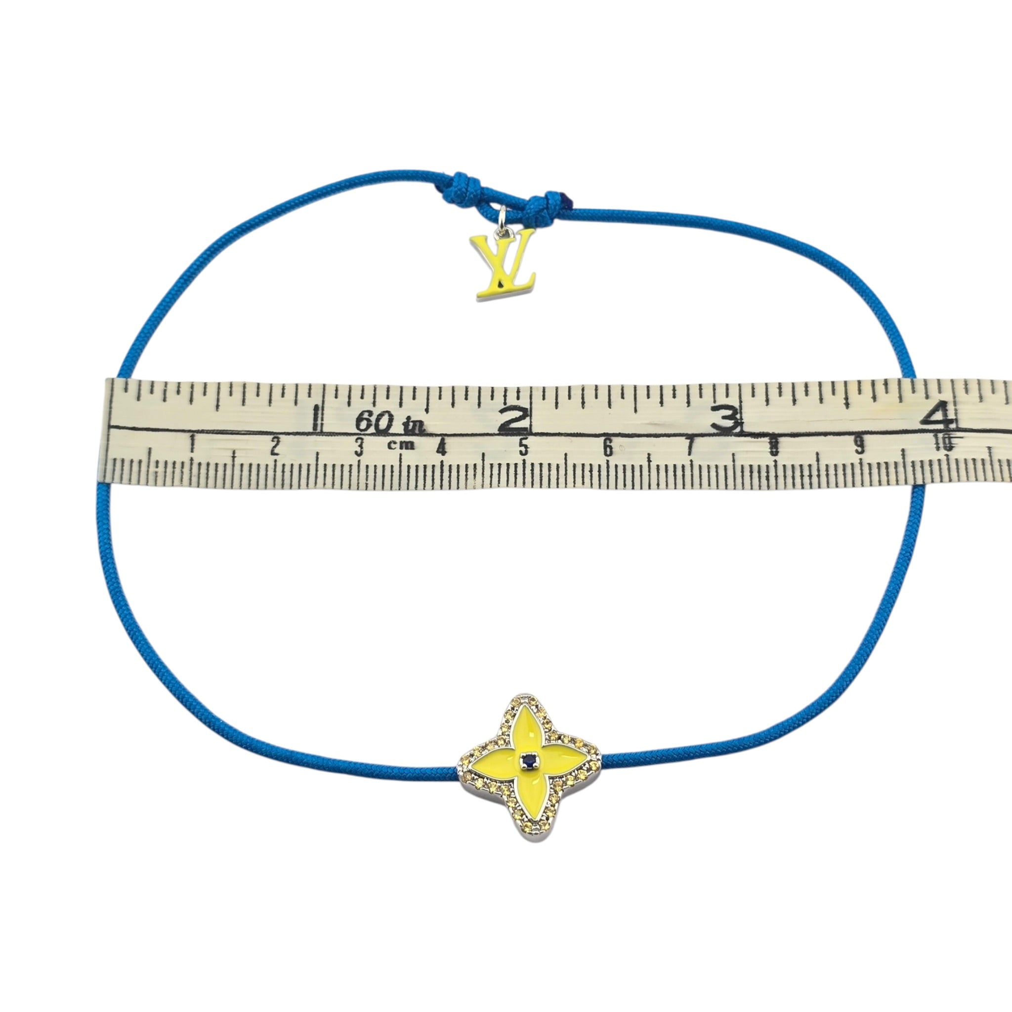 Louis Vuitton LV Monogram Stesia Cordon Bracelet - Blue LOUIS VUITTON