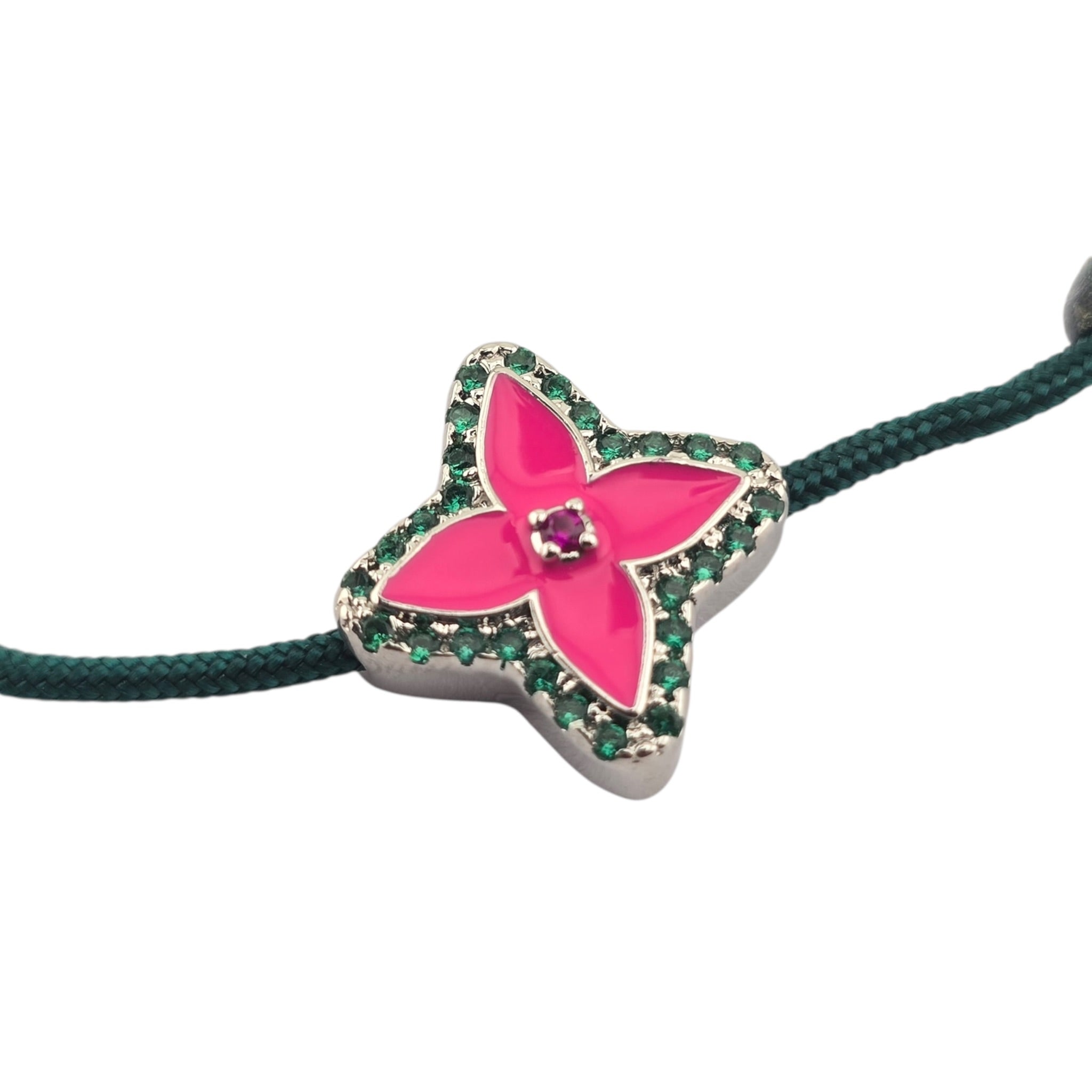 Louis Vuitton LV Monogram Stesia Cordon Bracelet - Green LOUIS VUITTON