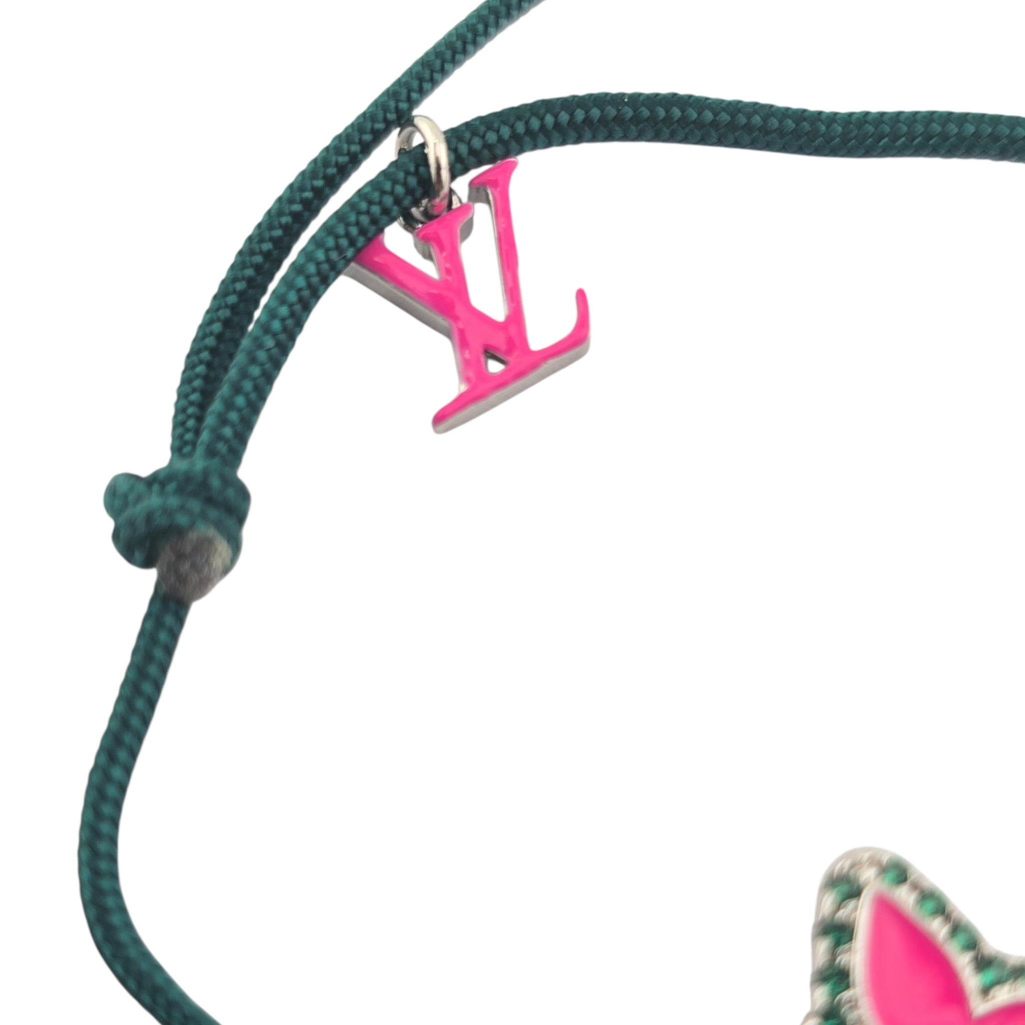 Louis Vuitton LV Monogram Stesia Cordon Bracelet - Green LOUIS VUITTON