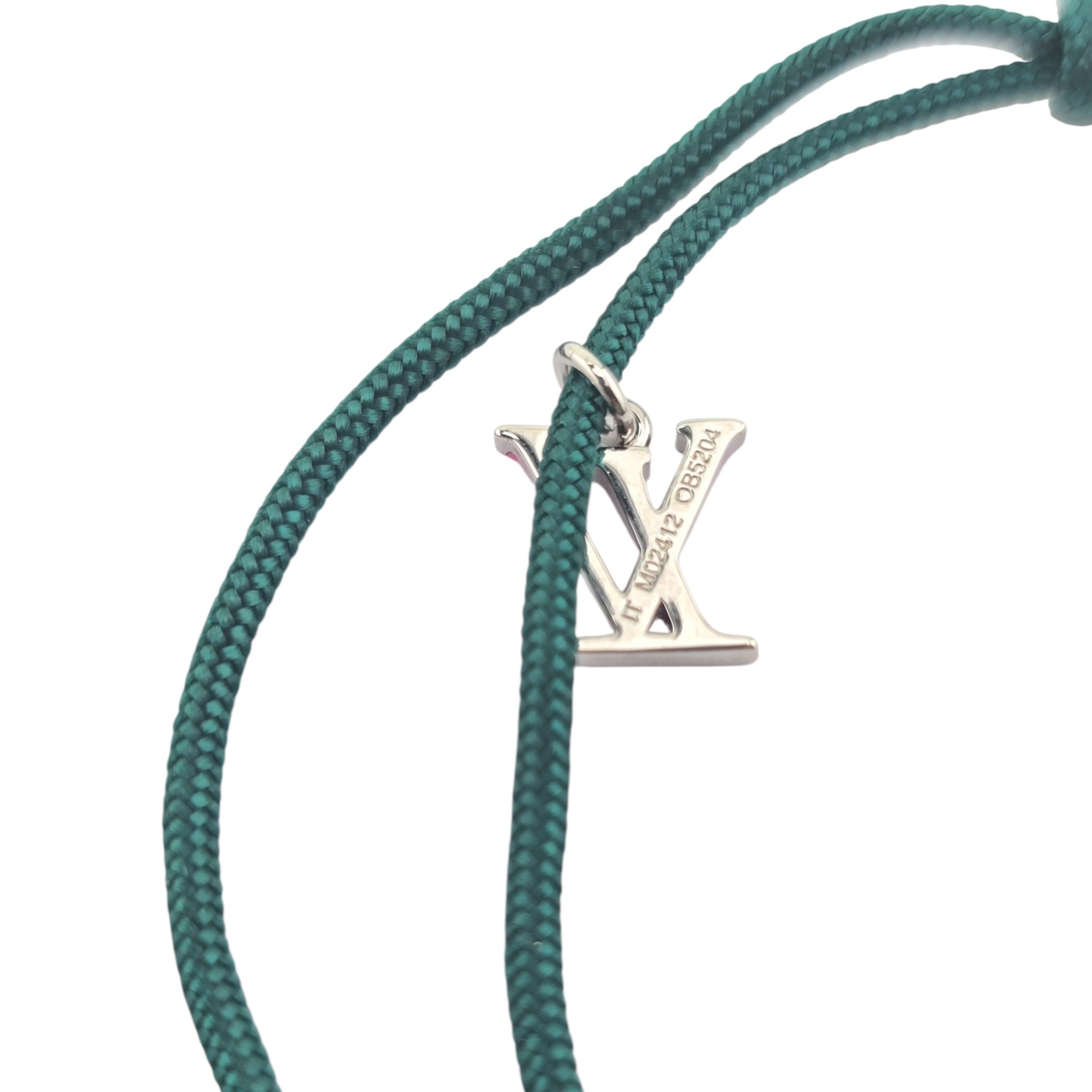 Louis Vuitton LV Monogram Stesia Cordon Bracelet - Green LOUIS VUITTON