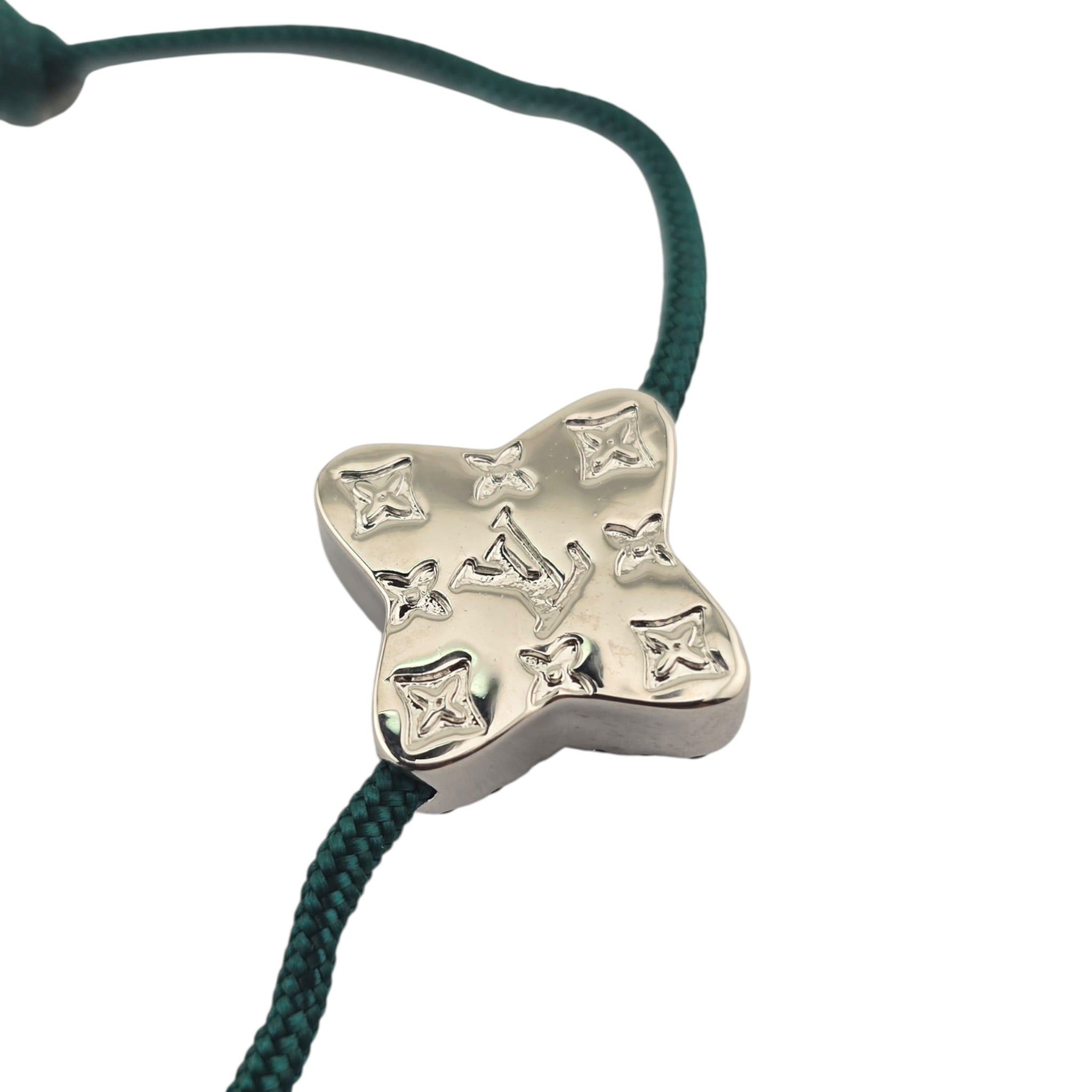 Louis Vuitton LV Monogram Stesia Cordon Bracelet - Green LOUIS VUITTON