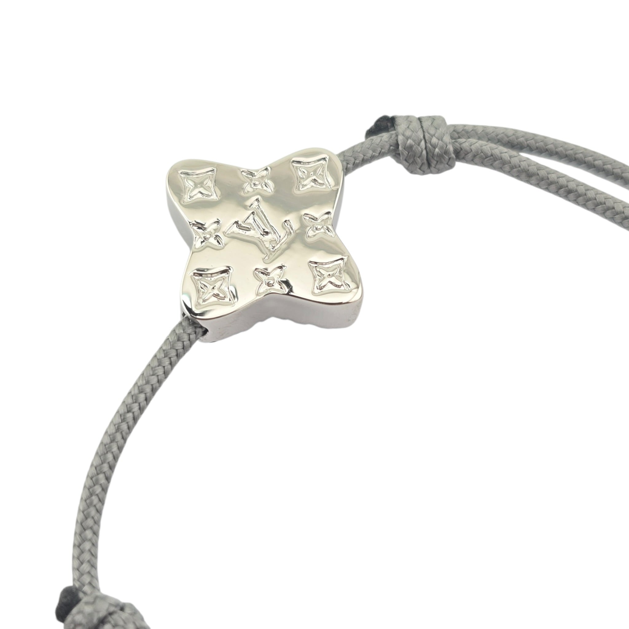 Louis Vuitton LV Monogram Stesia Cordon Bracelet - Grey LOUIS VUITTON