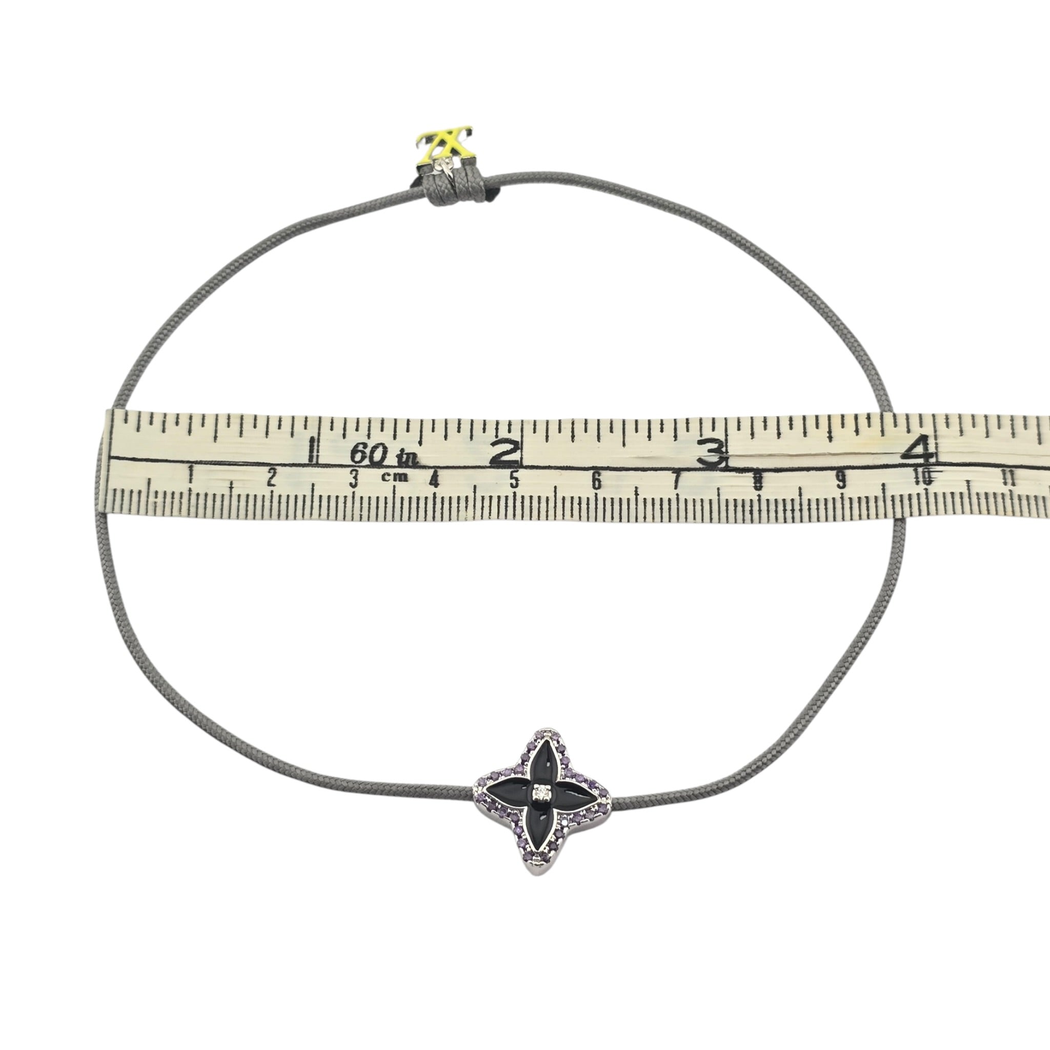 Louis Vuitton LV Monogram Stesia Cordon Bracelet - Grey LOUIS VUITTON