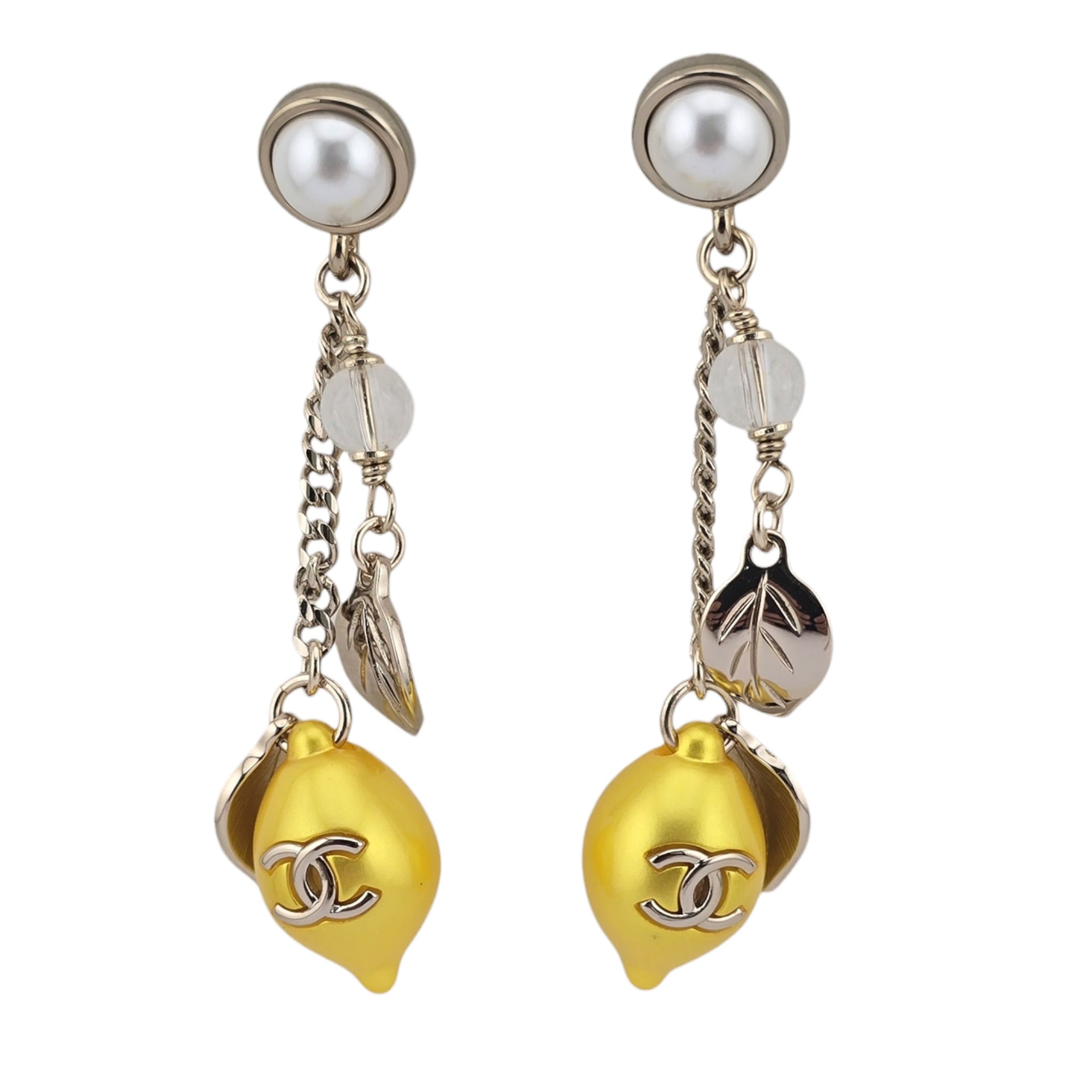 Chanel CC Lemons Drop Earrings 2026 CHANEL