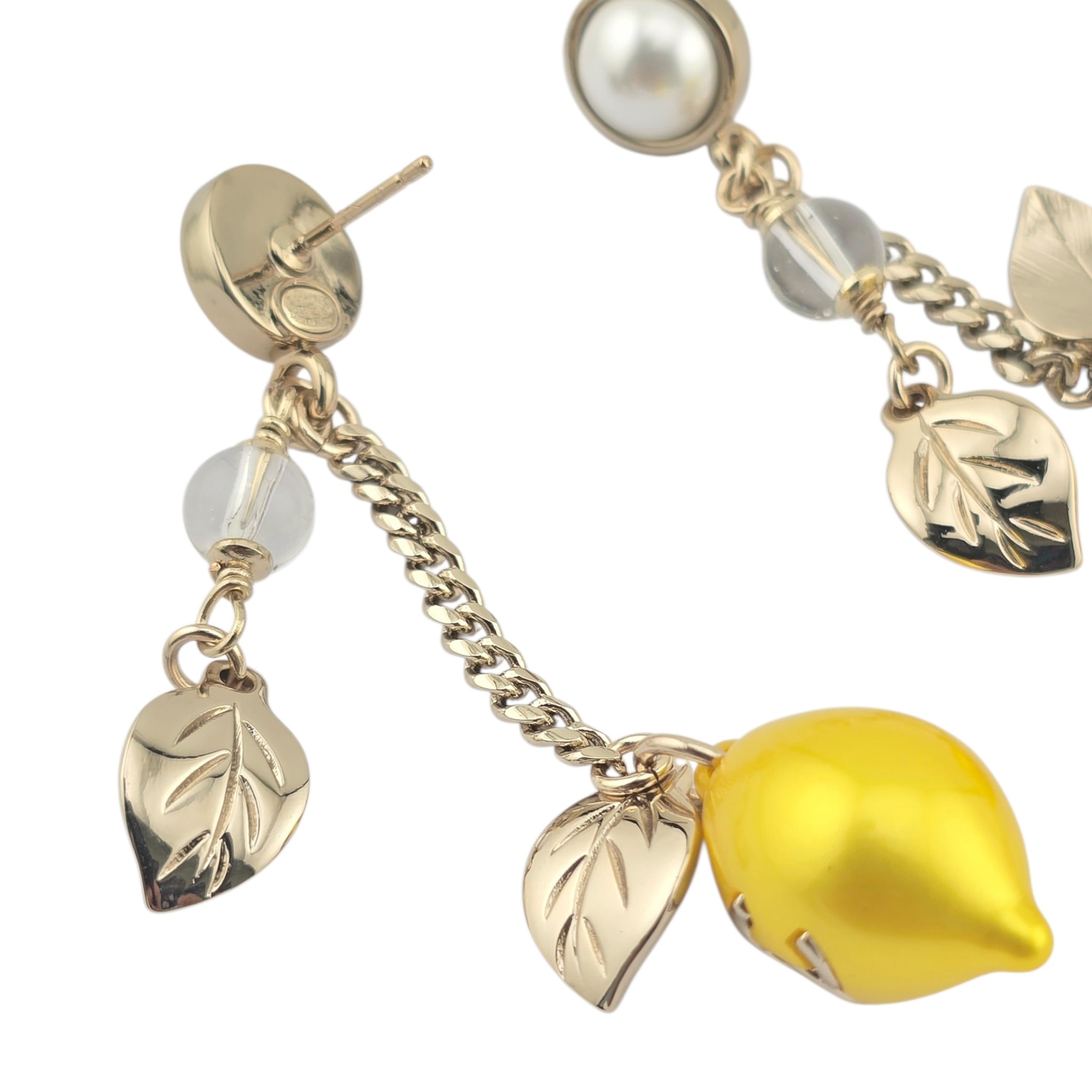 Chanel CC Lemons Drop Earrings 2026 CHANEL