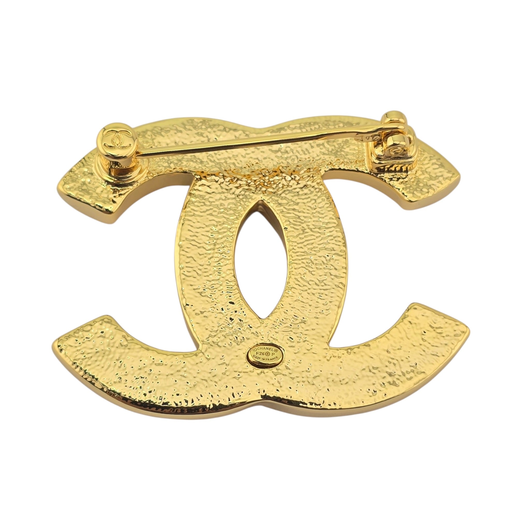 Chanel CC Gold Quilted Brooch 2026 CHANEL