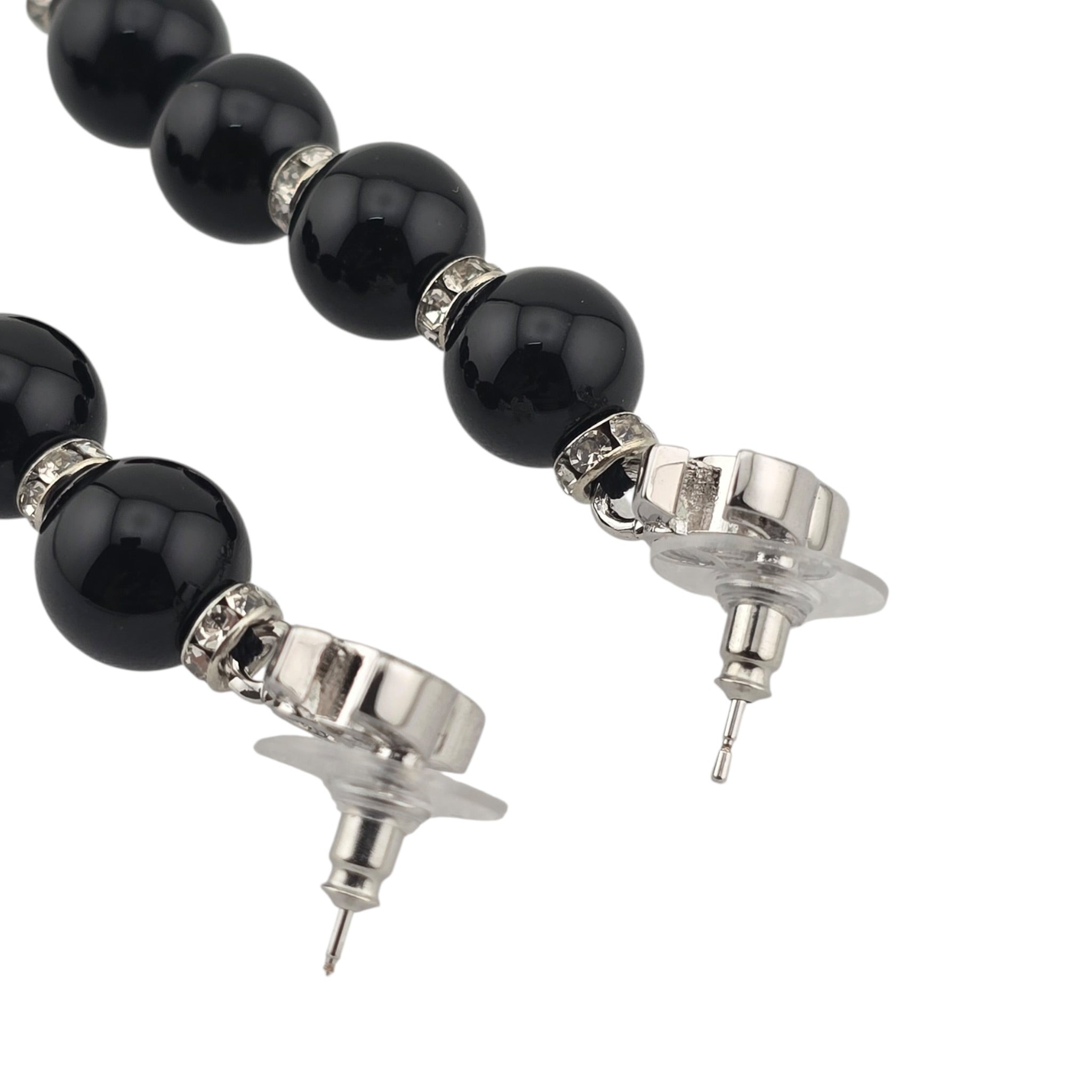 Chanel CC Black Faux Resin Drop Earrings 2026 CHANEL
