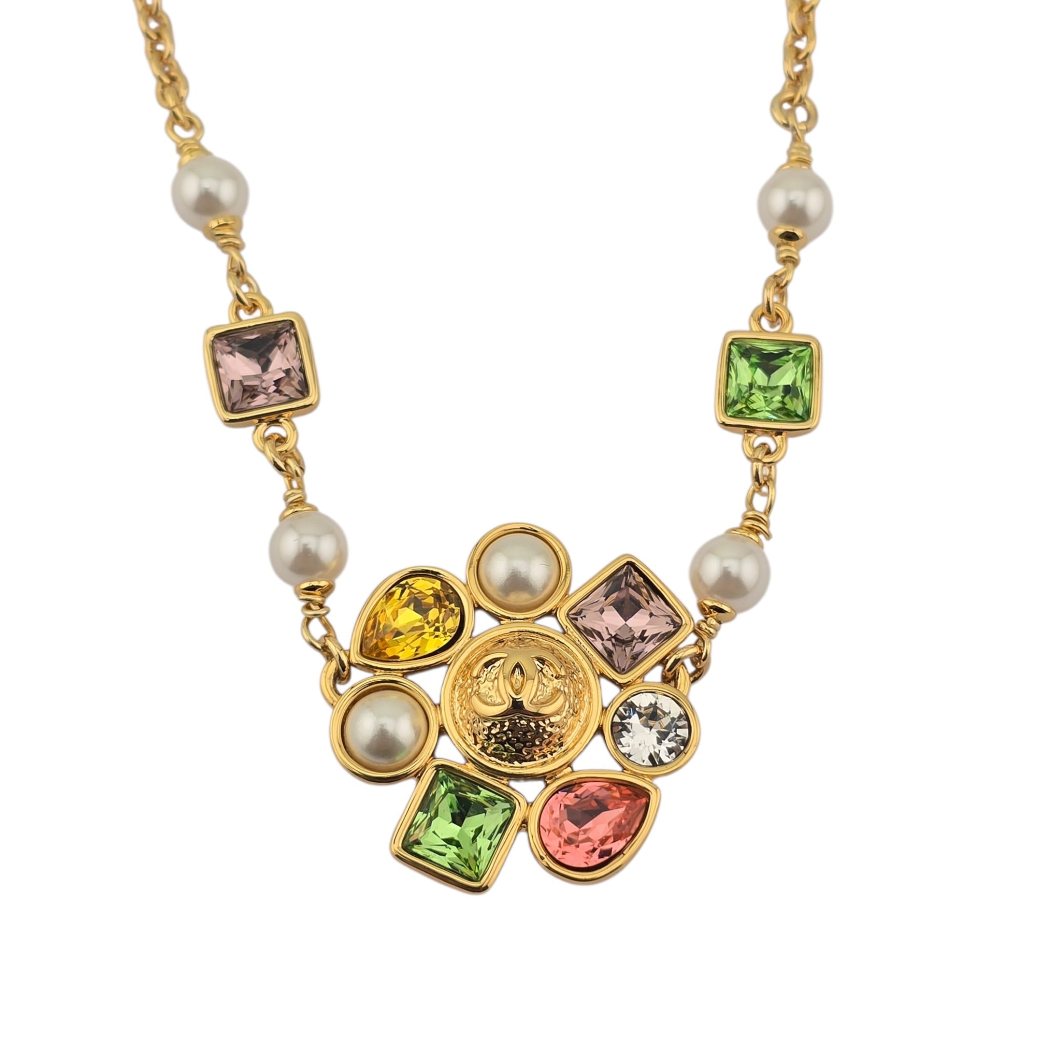 Chanel CC Gold Multicoloured Choker 2026 CHANEL