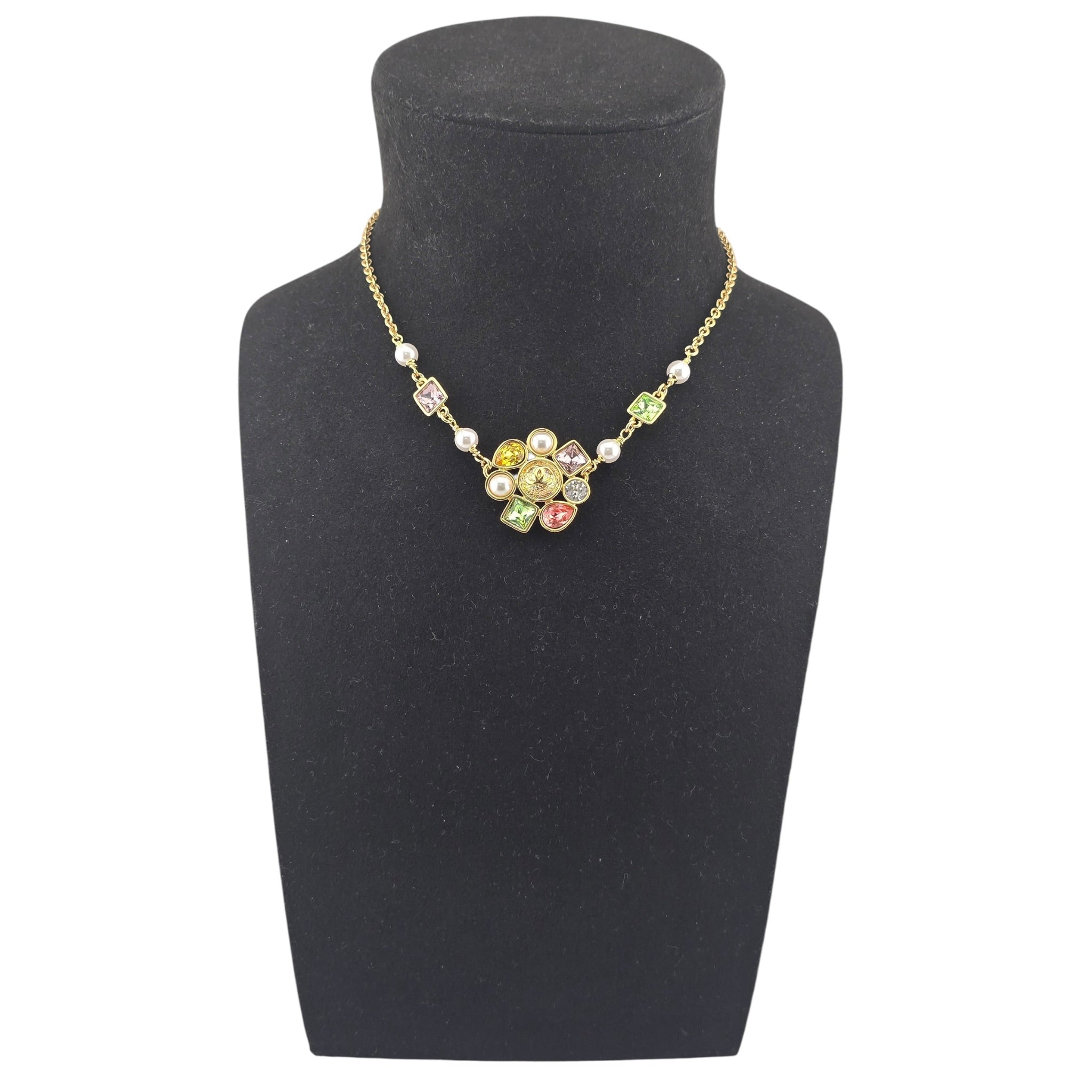 Chanel CC Gold Multicoloured Choker 2026 CHANEL