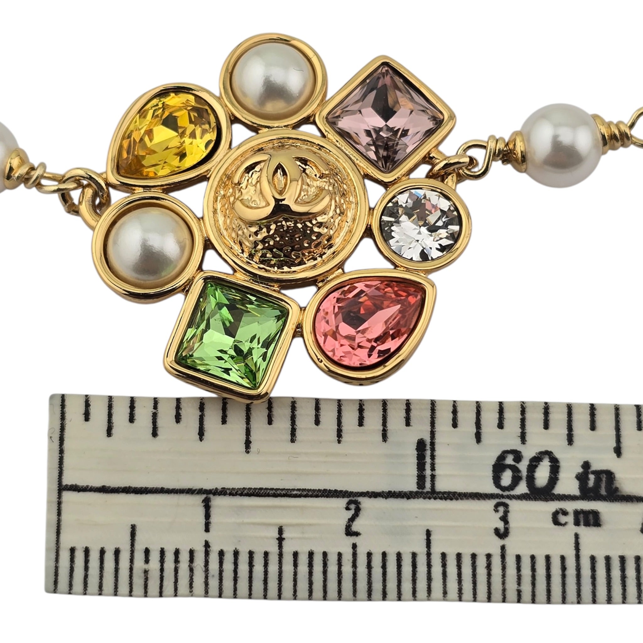Chanel CC Gold Multicoloured Choker 2026 CHANEL