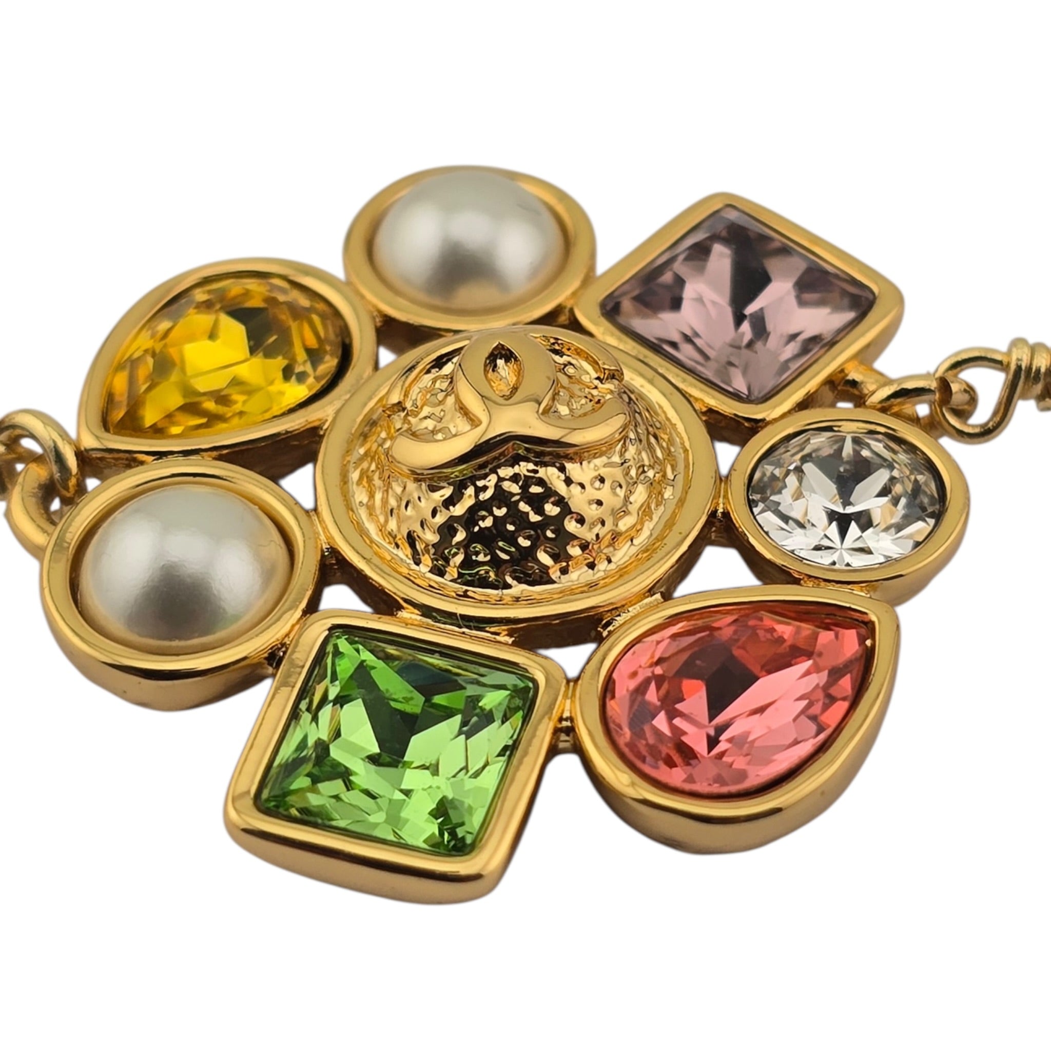 Chanel CC Gold Multicoloured Choker 2026 CHANEL