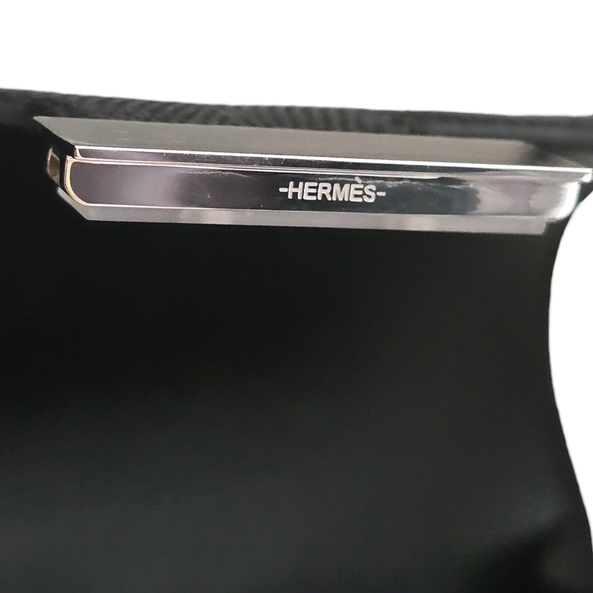 Hermès Constance 24 Noir Lizard Niloticus Palladium Hardware HERMES