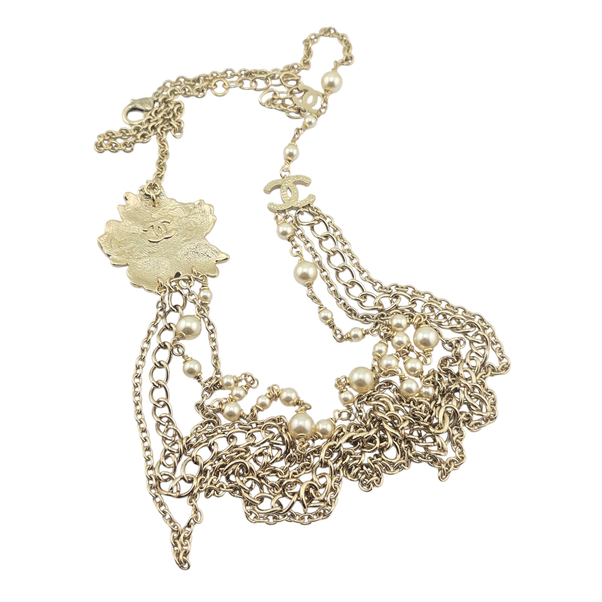 Chanel CC Long Layered Necklace 2025 CHANEL