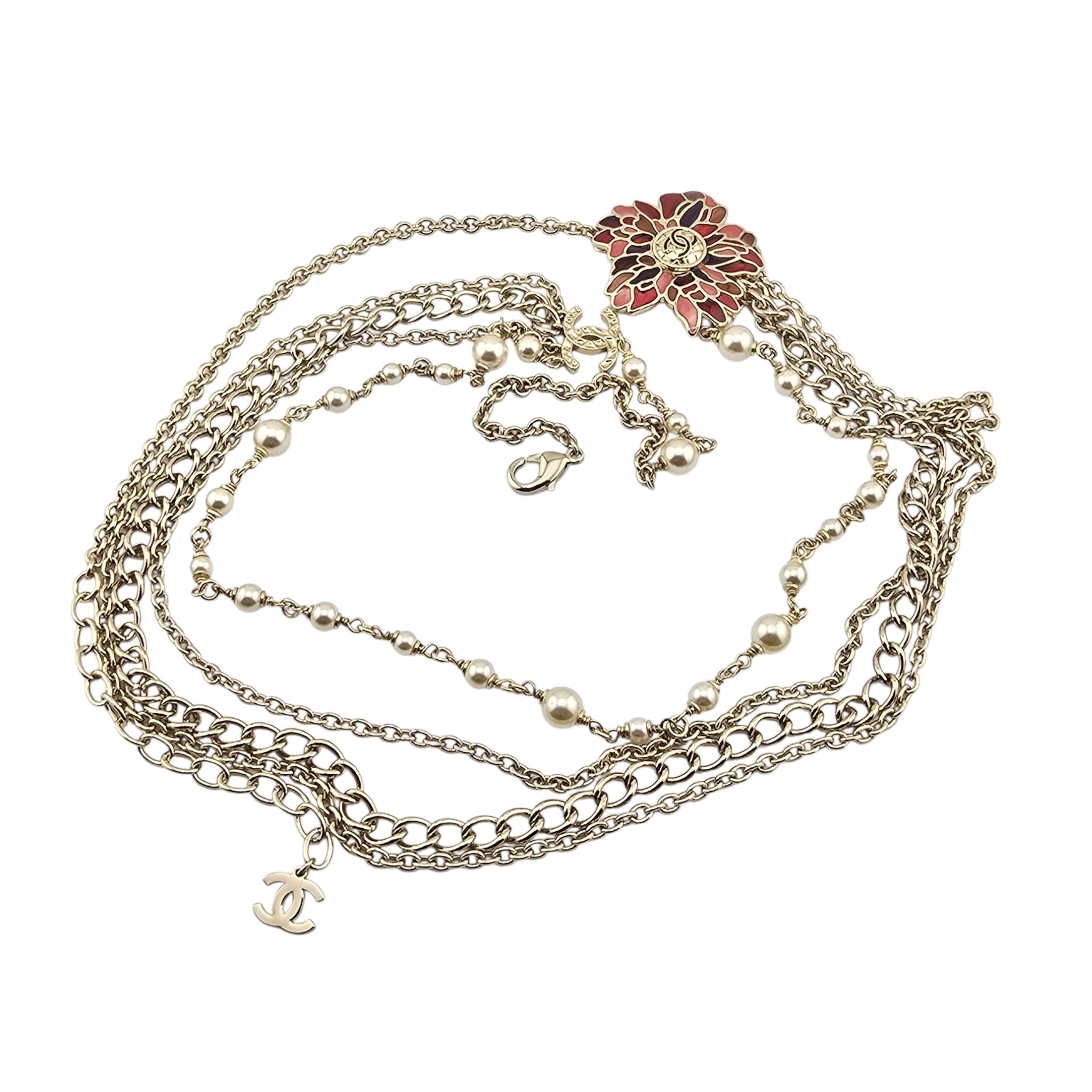 Chanel CC Long Layered Necklace 2025 CHANEL