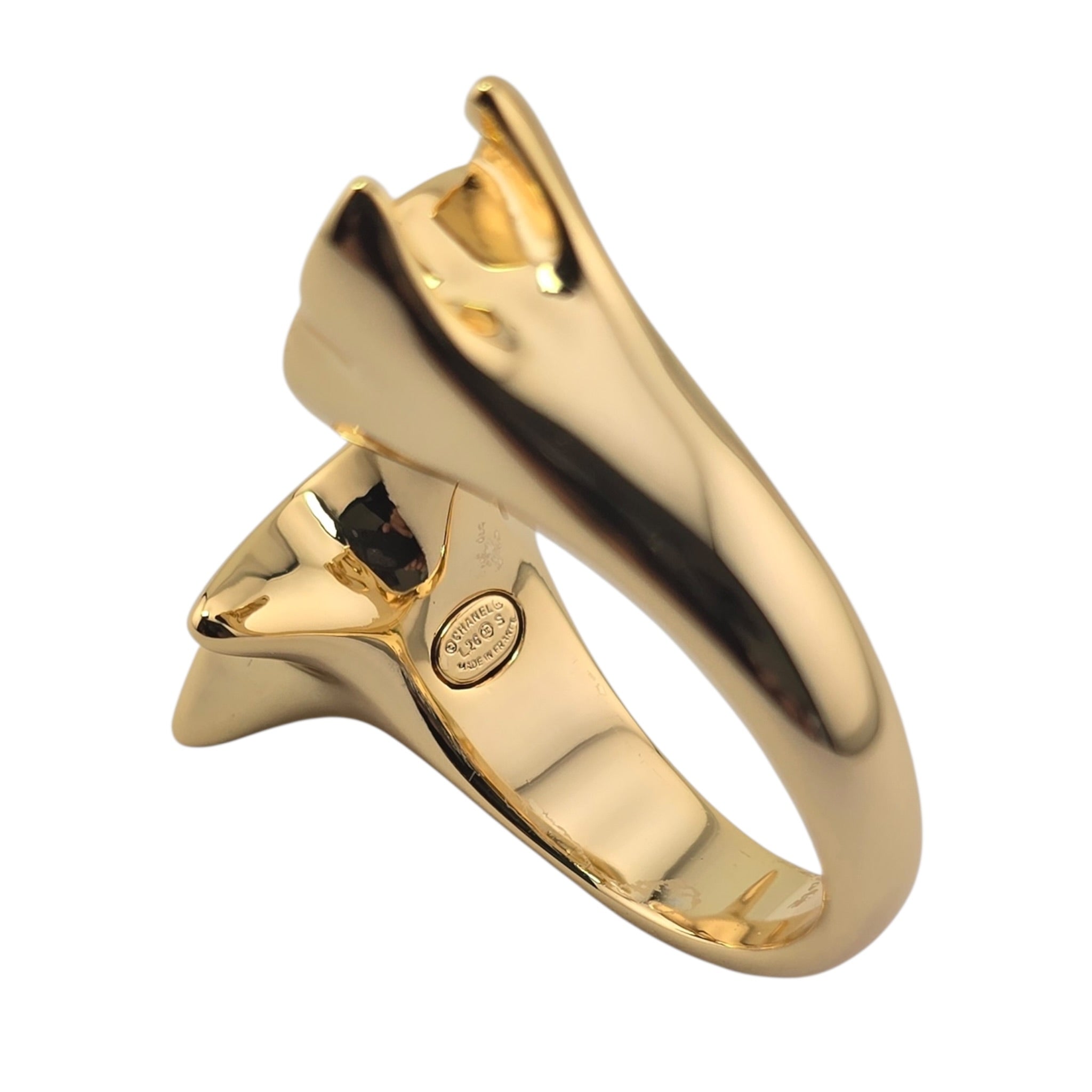 Chanel CC Gold Star Ring 2026 CHANEL