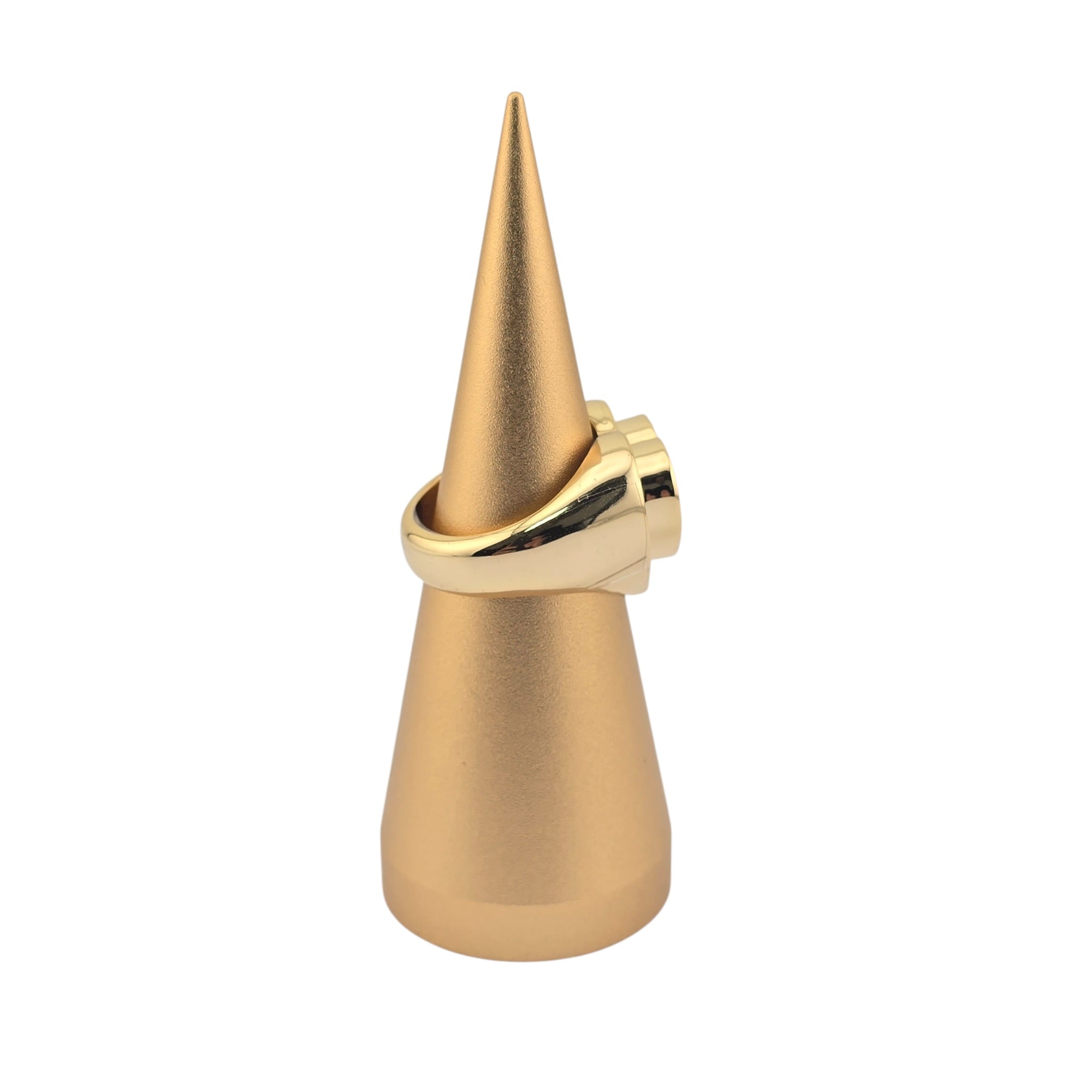 Chanel CC Red Heart Gold Ring 2026 CHANEL
