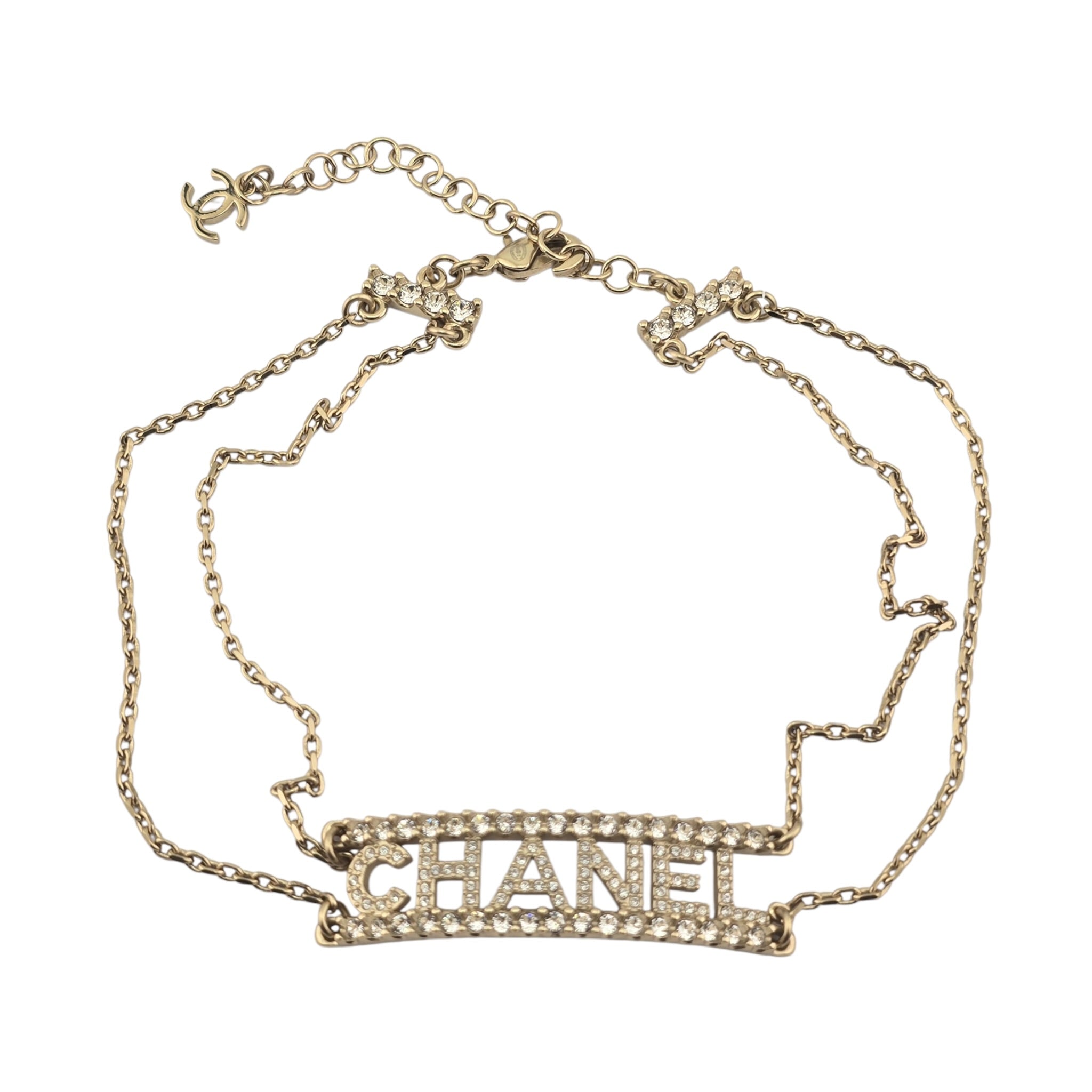 Chanel CC Gold Pendant Choker 2022 CHANEL