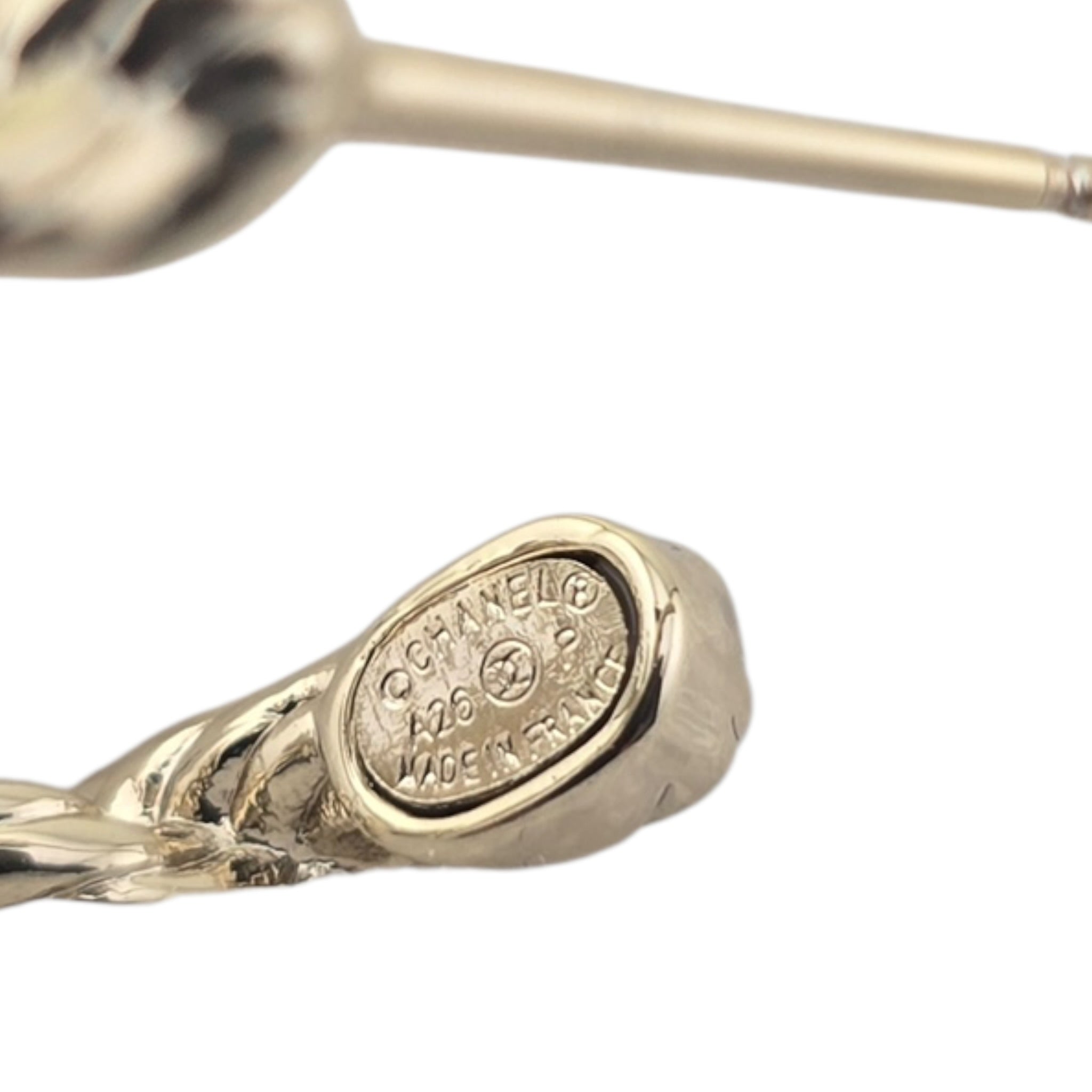 Chanel CC Gold Hoop Earrings 2026 CHANEL