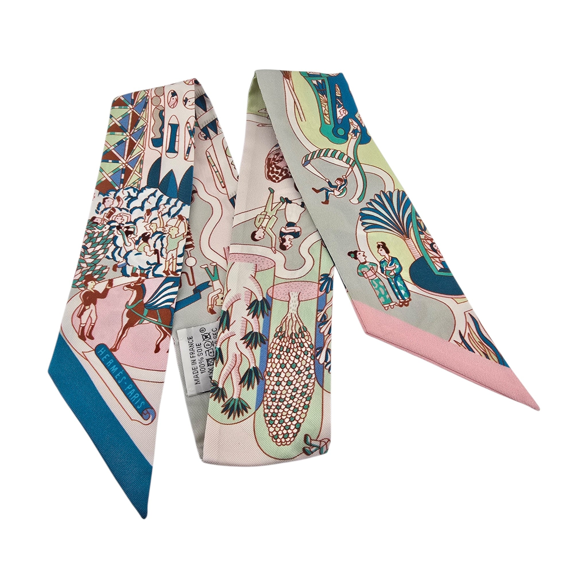 Hermes Silk Twilly Exposition Universelle HERMES