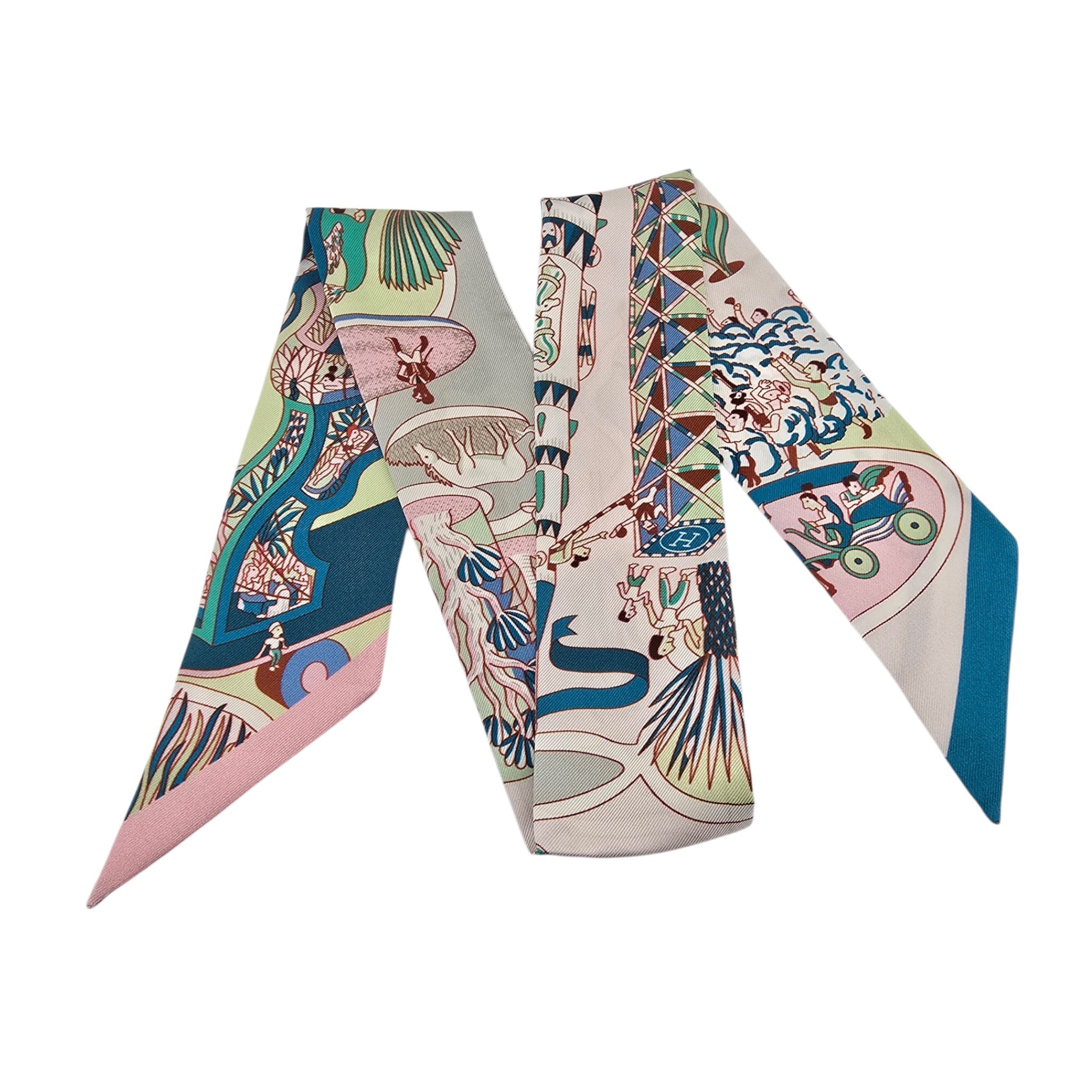 Hermes Silk Twilly Exposition Universelle HERMES