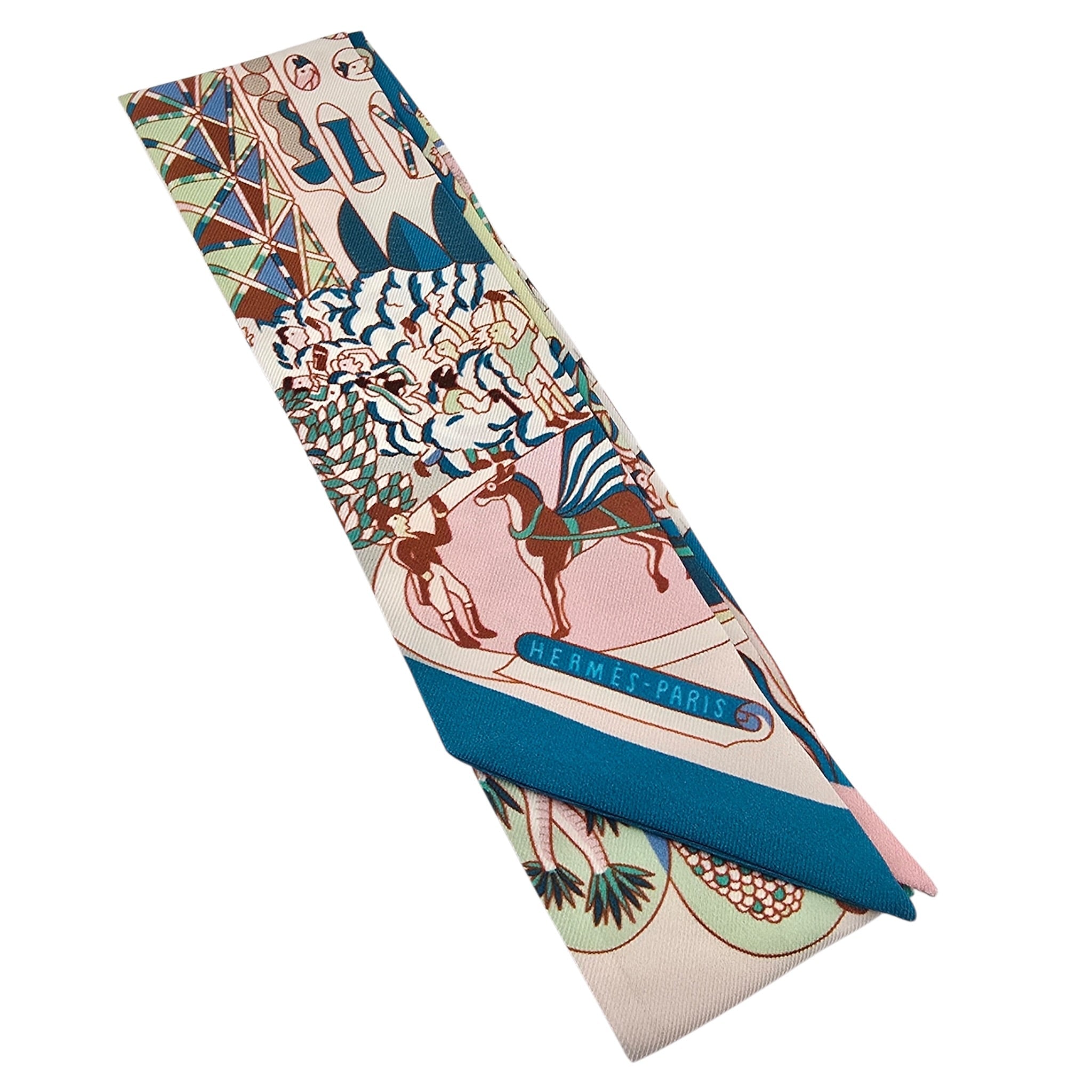 Hermes Silk Twilly Exposition Universelle HERMES