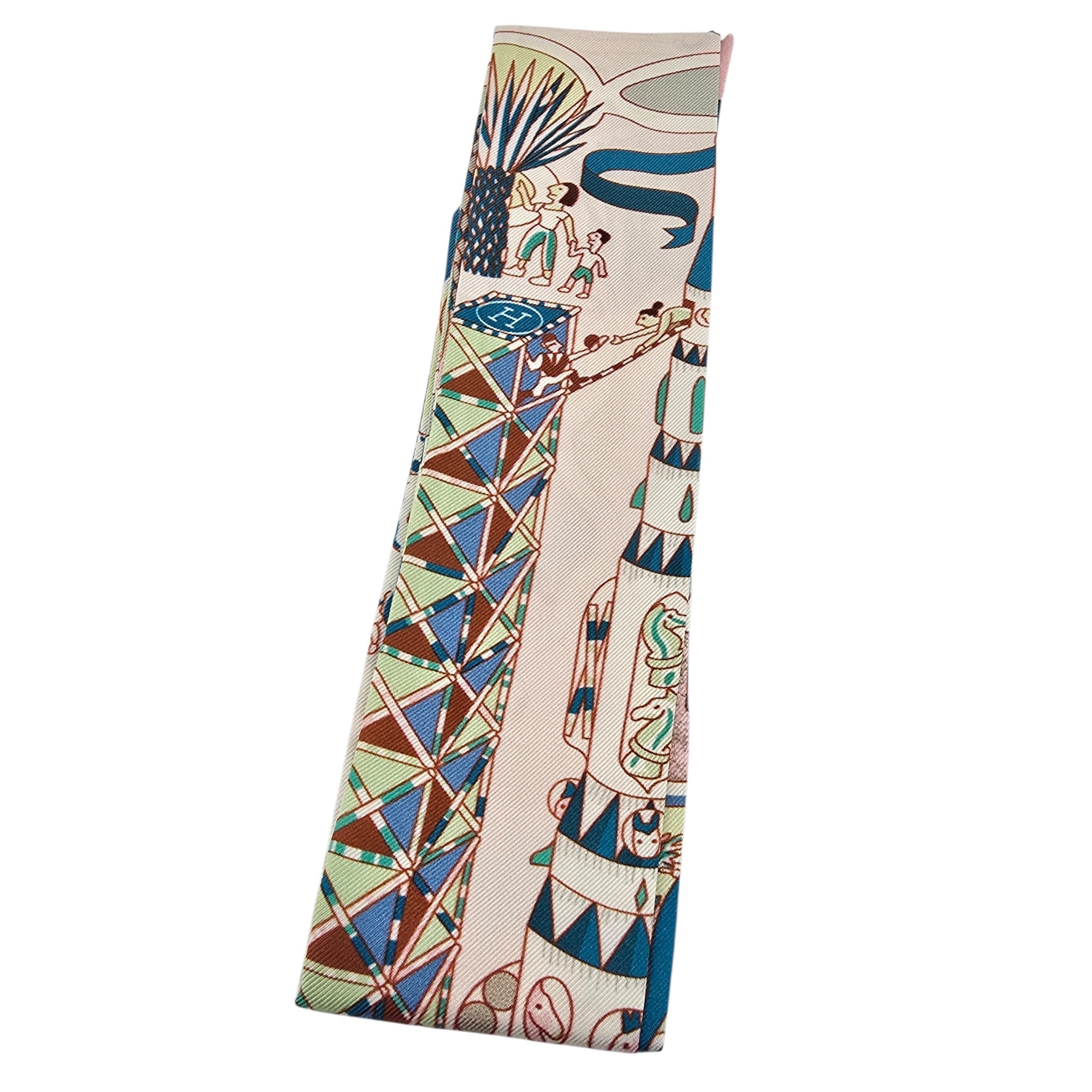 Hermes Silk Twilly Exposition Universelle HERMES