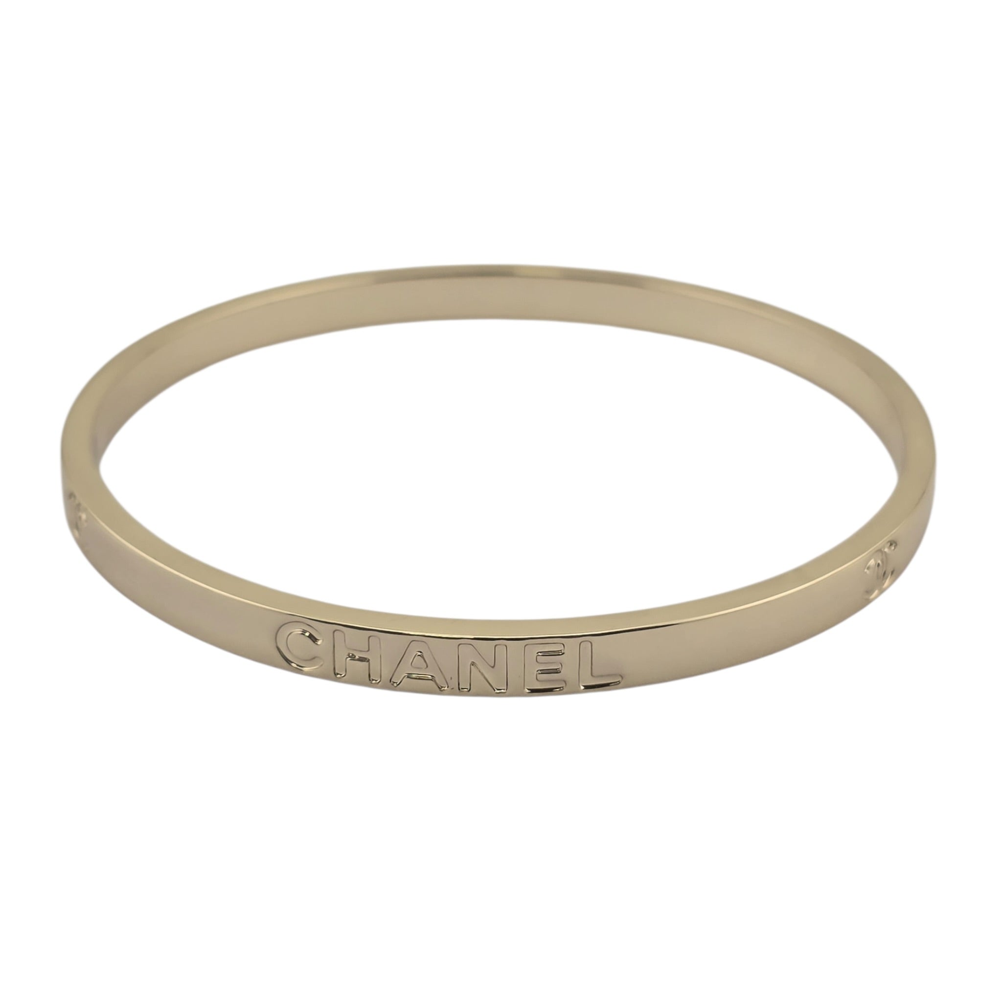 Chanel CC Cuff Bangle Gold Set M 2026