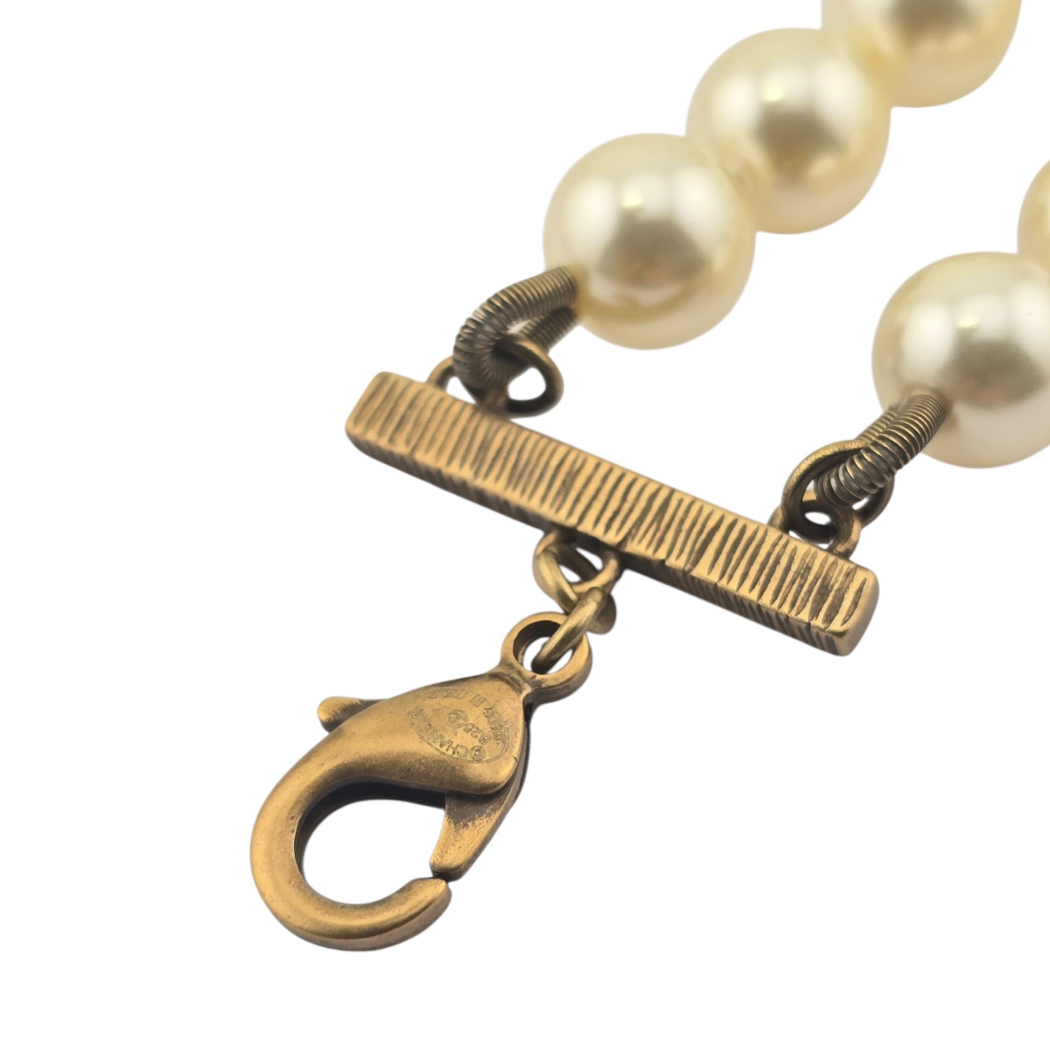 CHANEL CC FAUX PEARL NECKLACE 2025 CHANEL