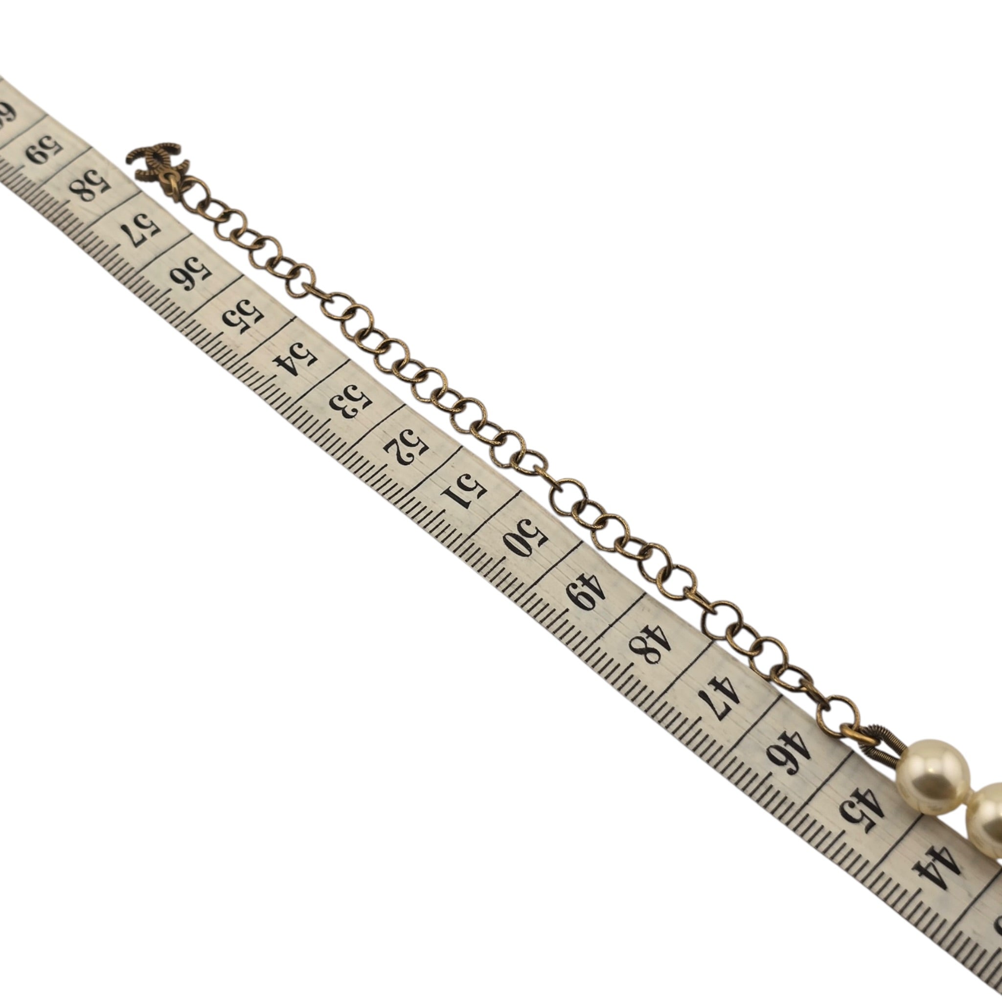 CHANEL CC FAUX PEARL NECKLACE 2025 CHANEL